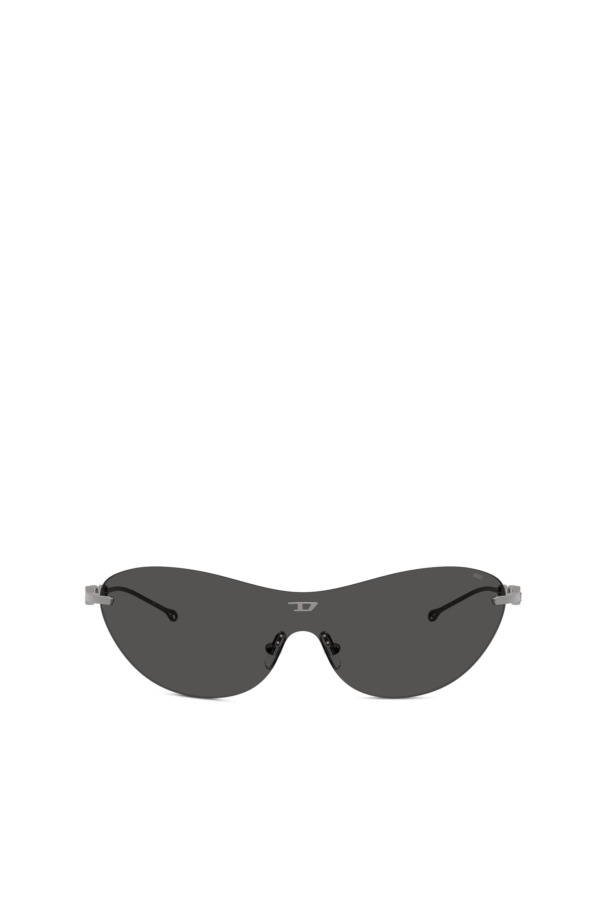 Diesel - 0DL1006, Unisex's Iconic oval sunglasses in Dark Grey - 1