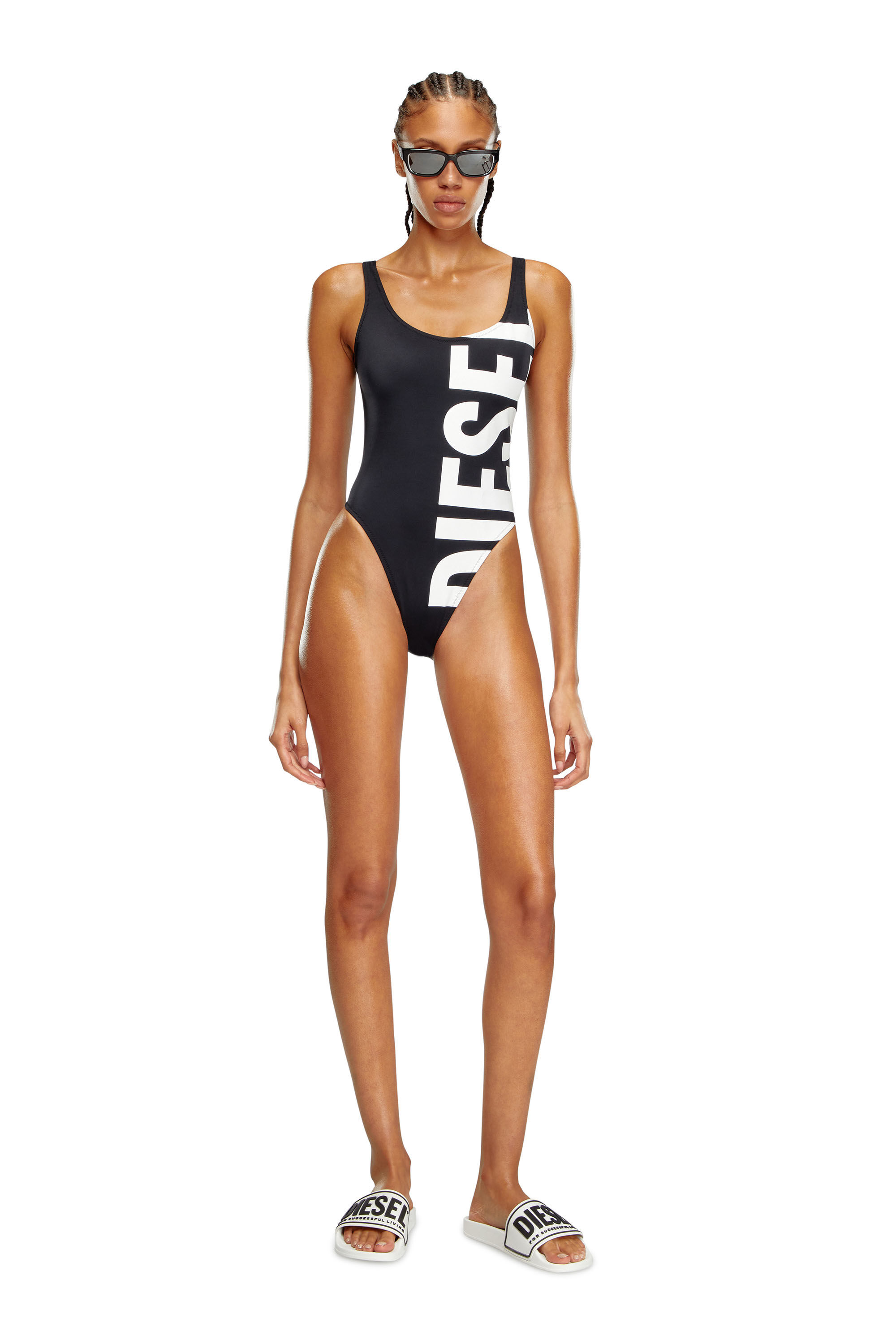 Diesel - BFSW-KYLIA, Maillot de bain avec maxi imprimé Diesel Femme in Polychrome - 3