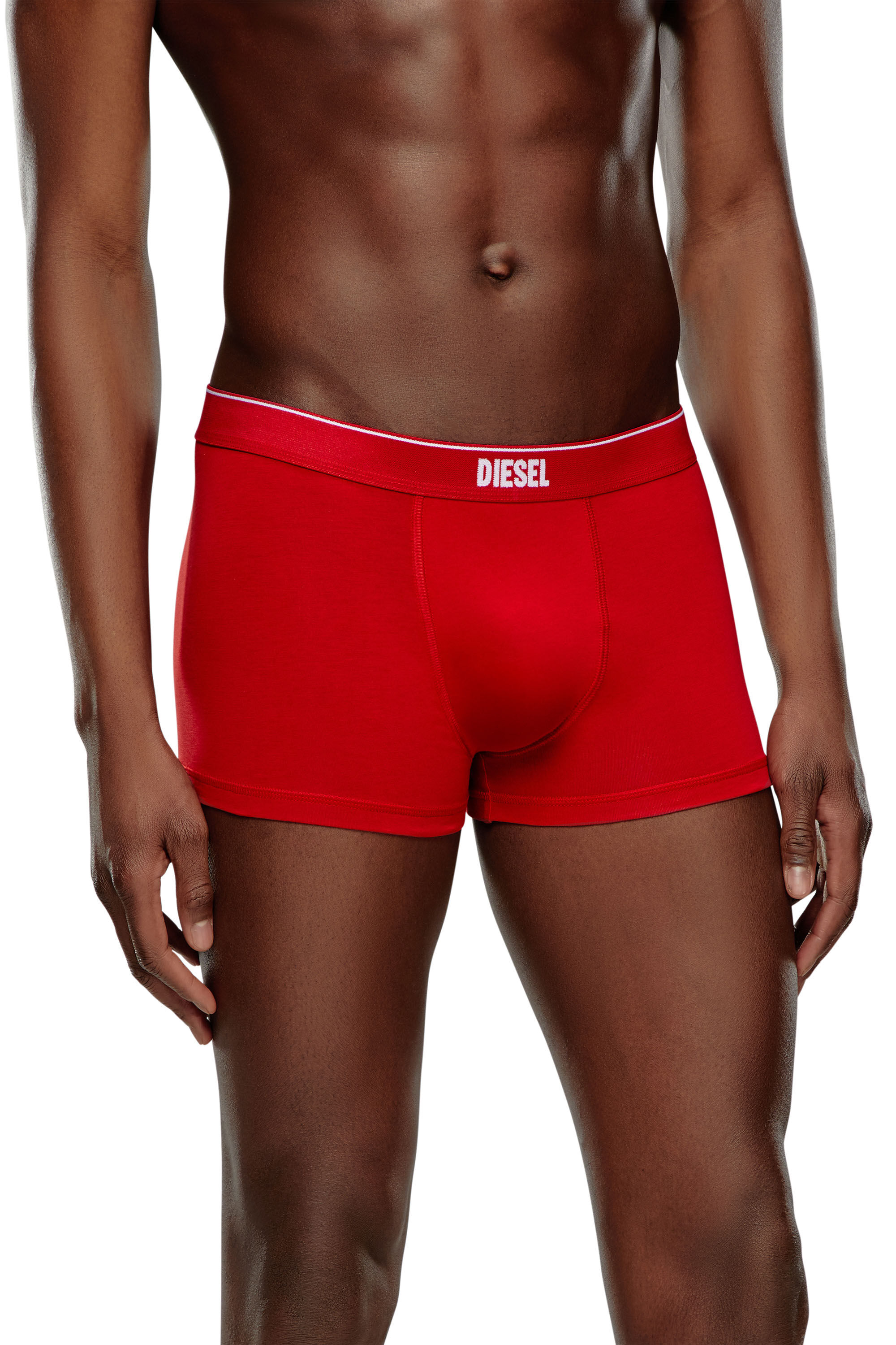 Diesel - UMBX-DAMIEN-H, Boxer avec maxi imprimé arrière Homme in Rouge - 3