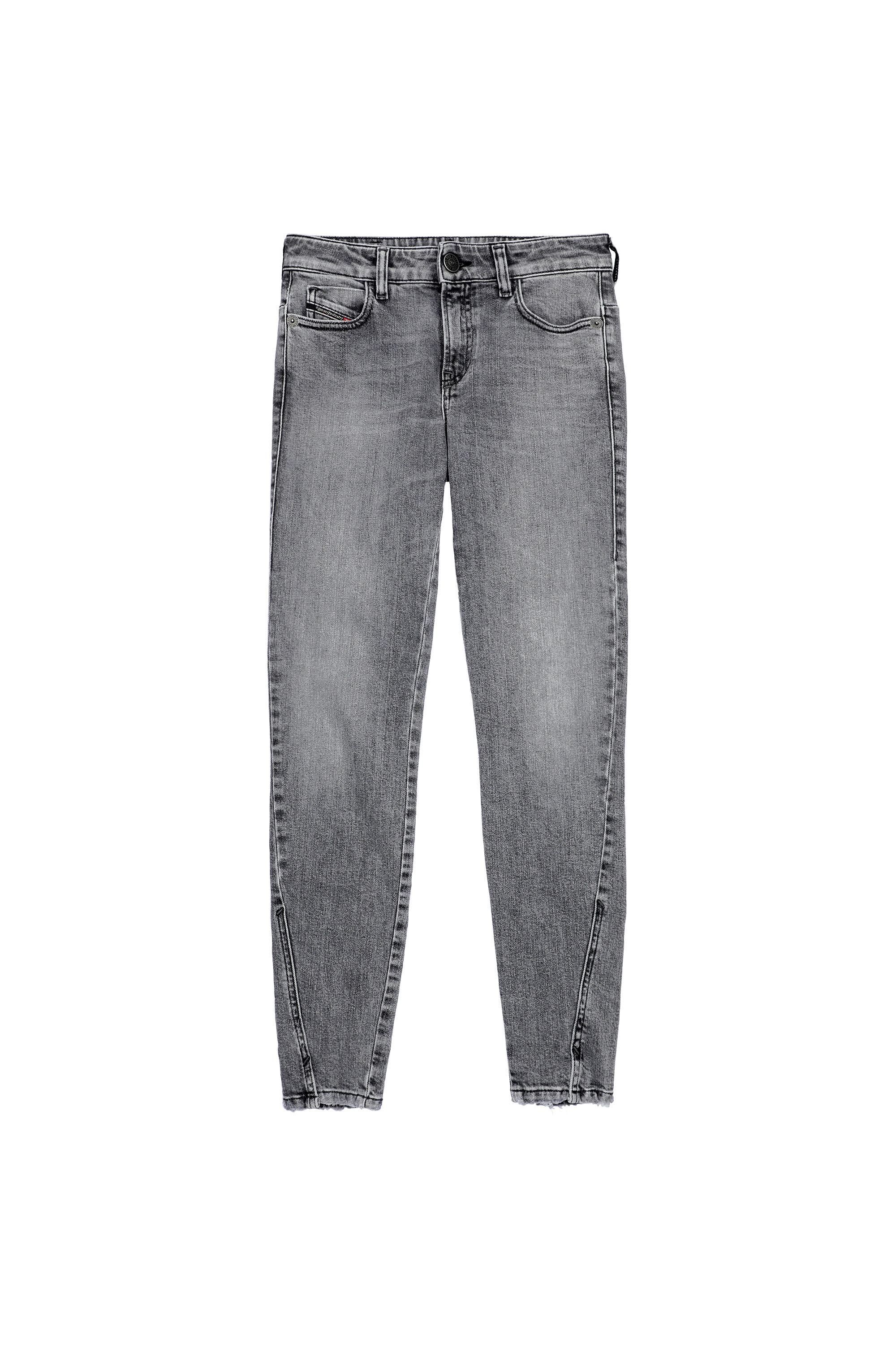 Diesel - D-Jevel 09A72 Slim Jeans, Light Grey - Image 2