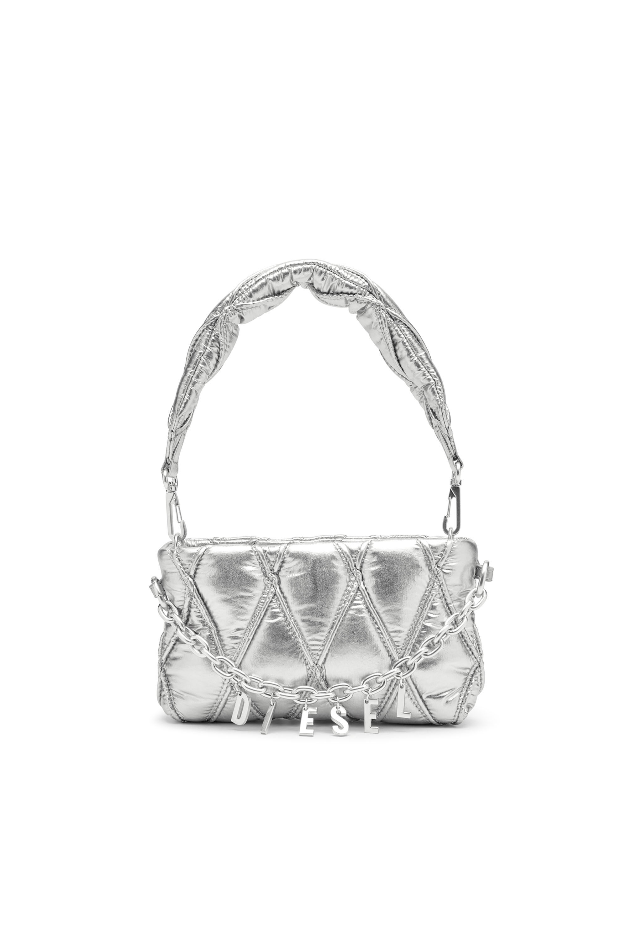 Diesel - CHARM-D POUCH, Female's Wallet purse in metallic quilted nylon in null - 1