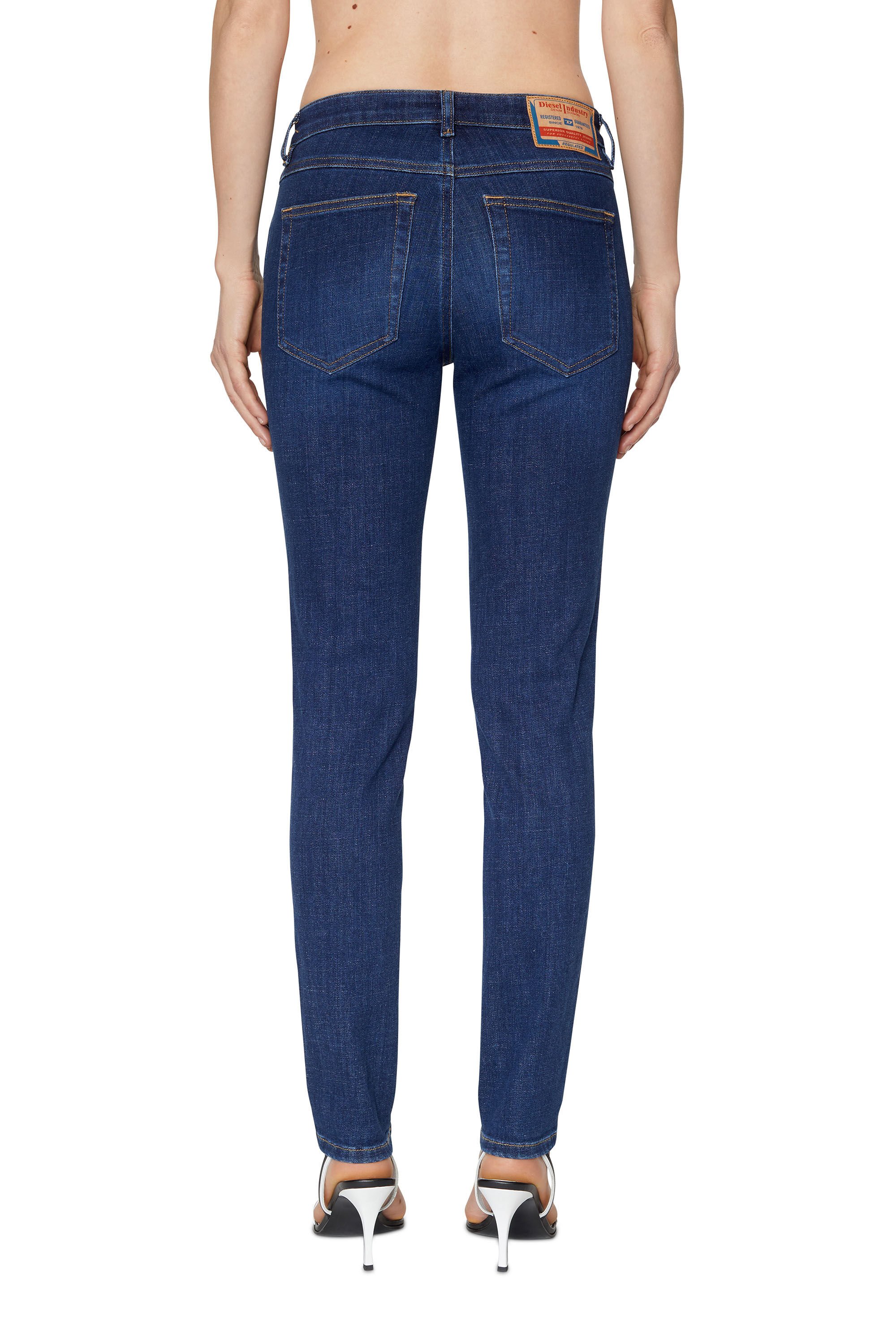 Diesel - Skinny Jeans 2015 Babhila 09C58, Dark Blue - Image 5