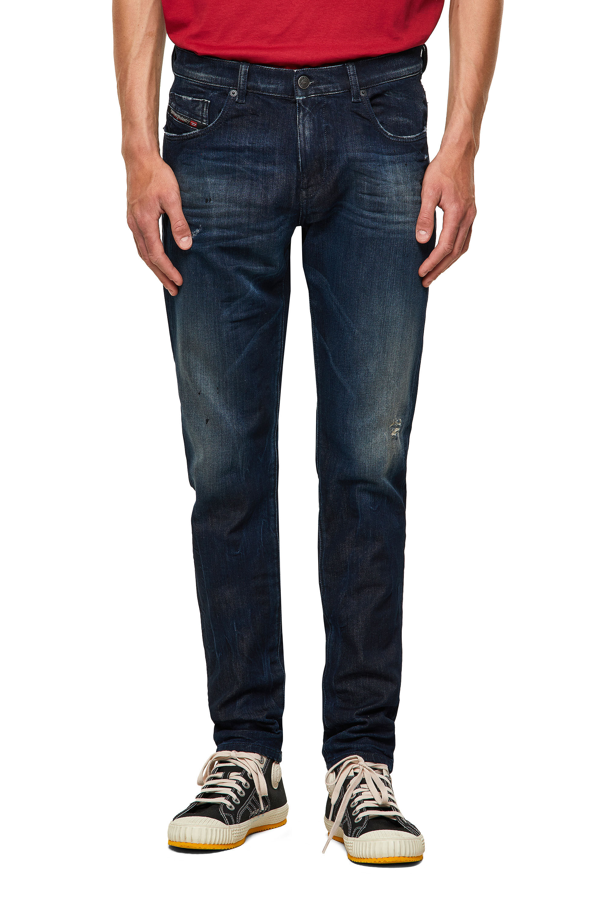 Diesel - D-Strukt JoggJeans® 09B50 Slim, Dark Blue - Image 3