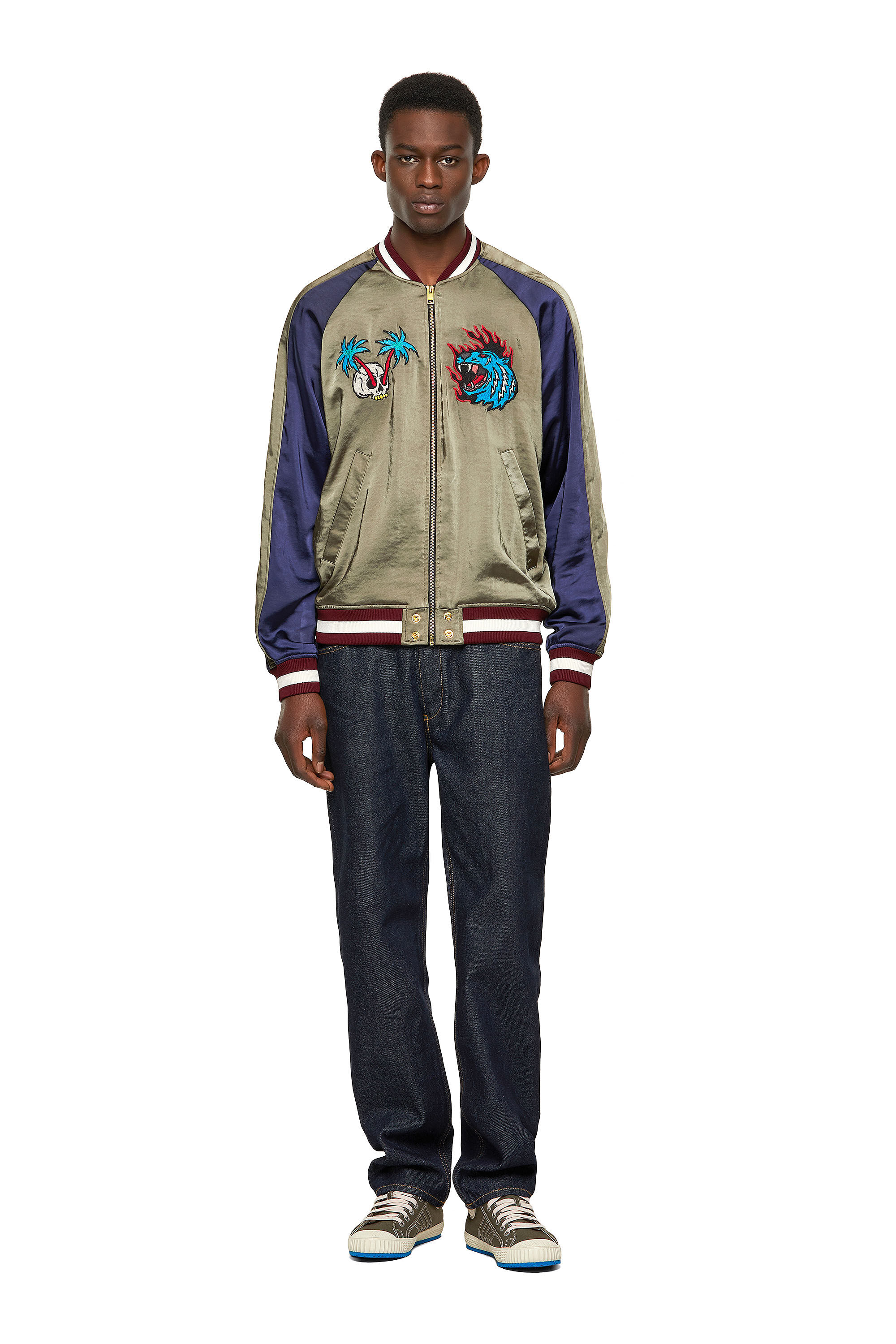 Diesel satin bomber jacket store