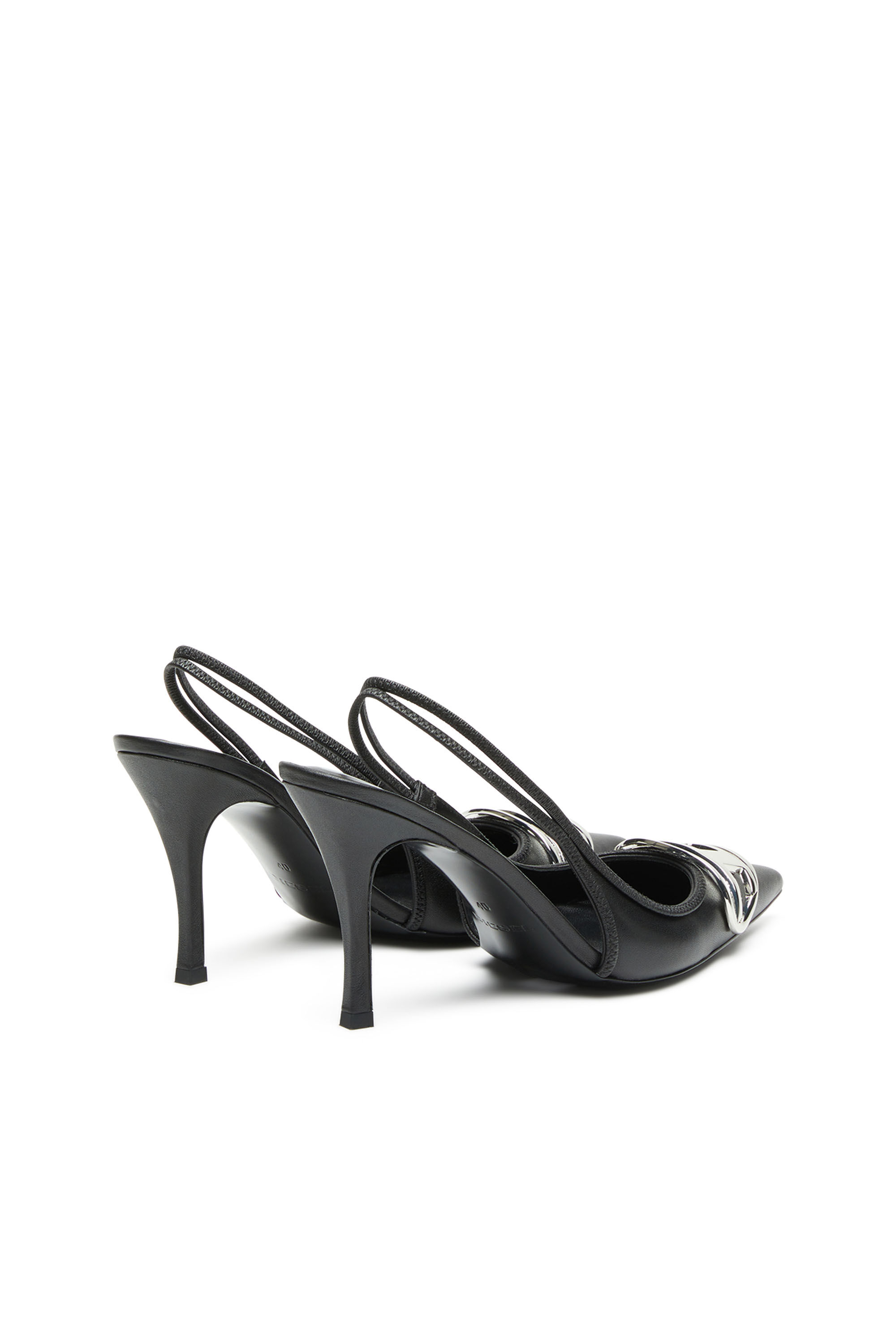 D VENUS SB Woman Slingback pumps in nappa leather D logo Diesel