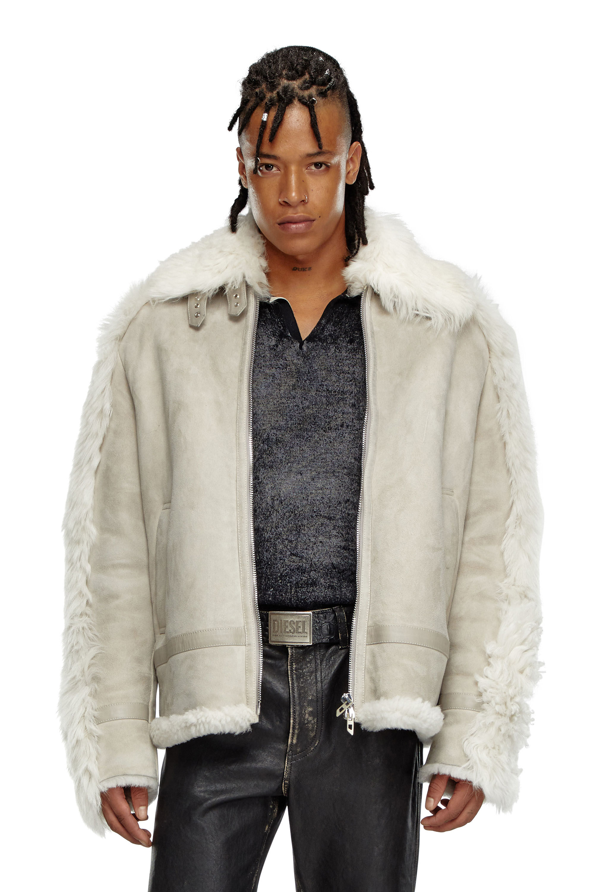 Veste peau homme hot sale