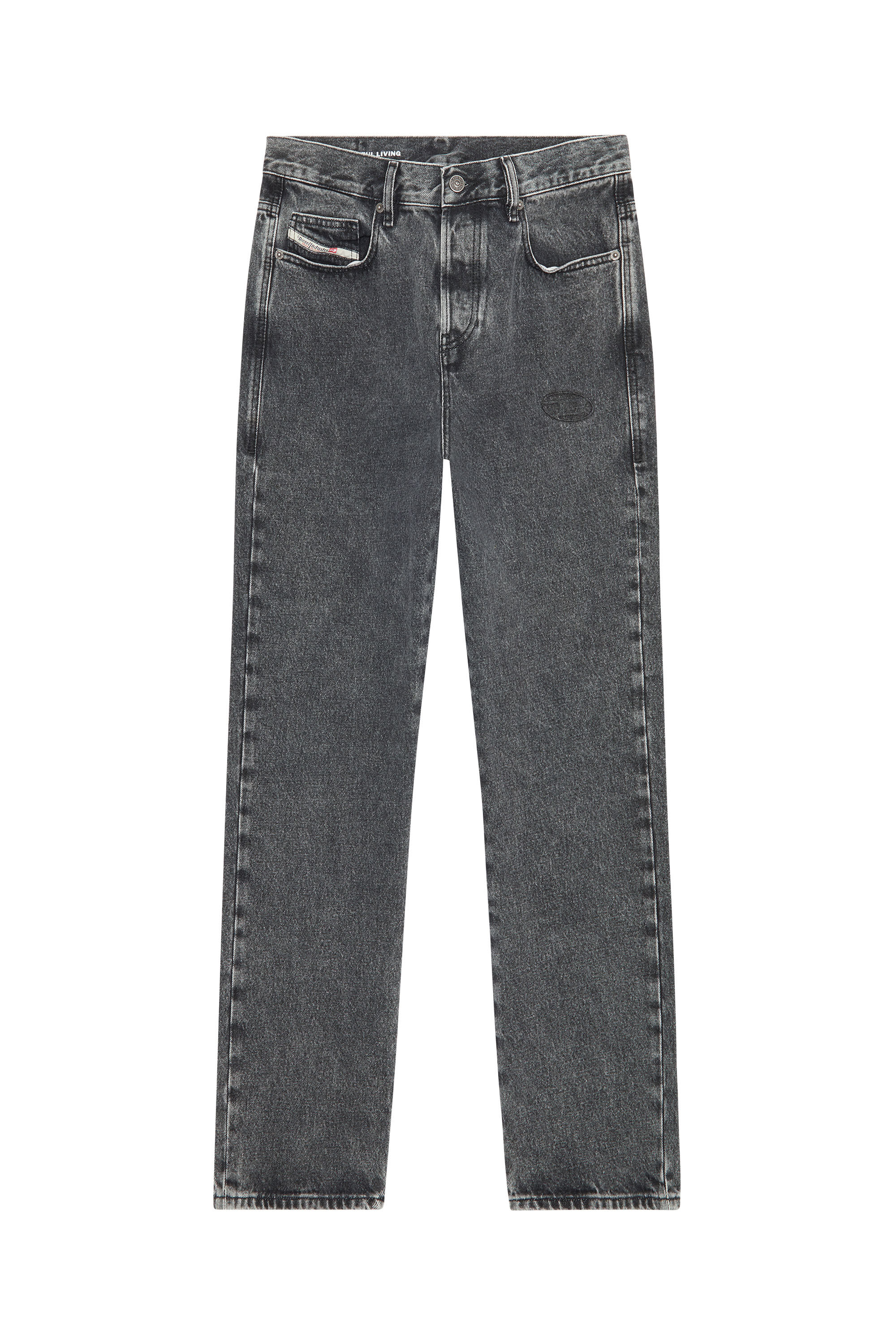 Diesel - Male's Straight Jeans 2020 D-Viker 007N4, Black/Dark Grey - 2