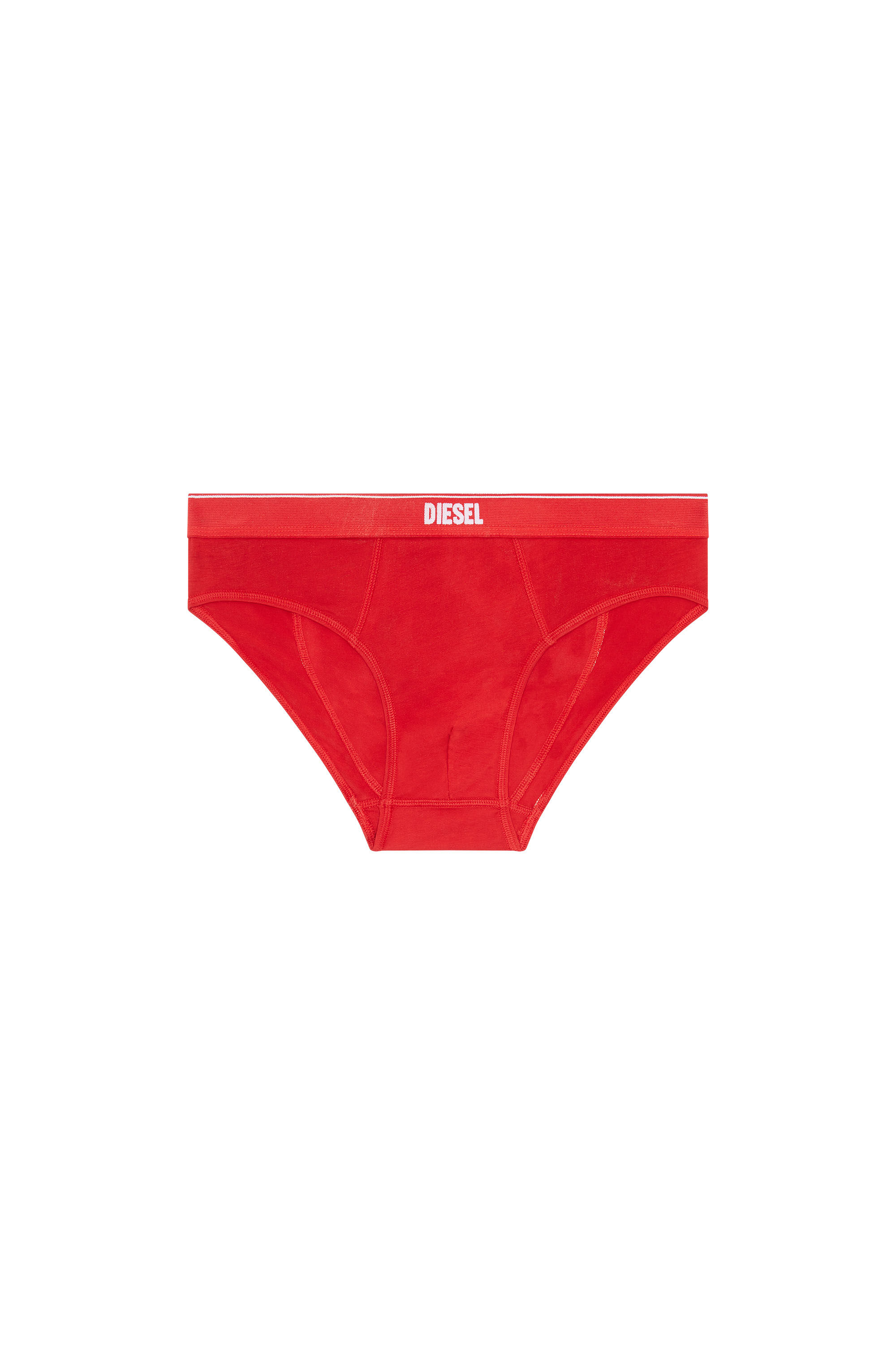 Diesel - UMBR-ANDRE-H, Male's Briefs with maxi back print in Red - 1