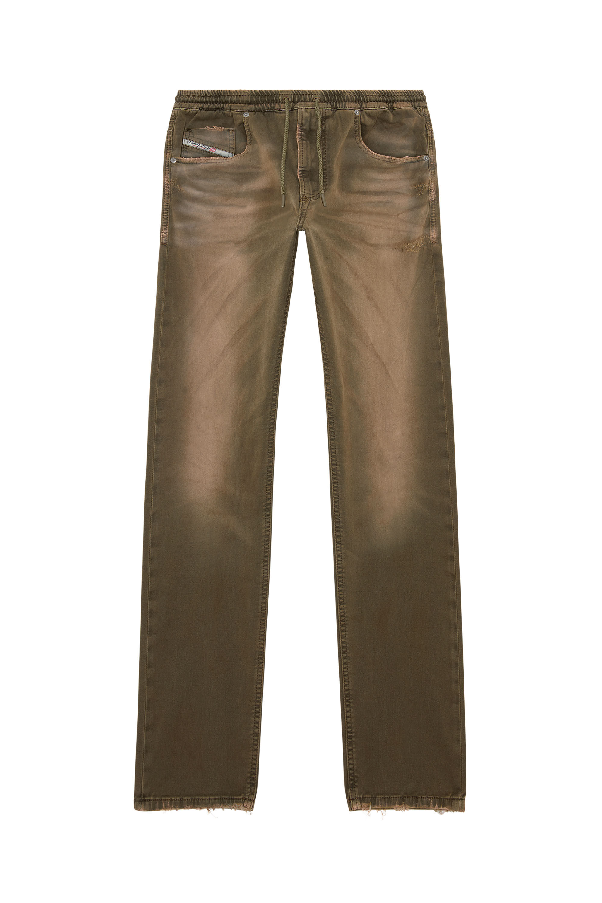 Diesel - Male Tapered 2030 D-Krooley Joggjeans® 068LW, Military Green - Image 2