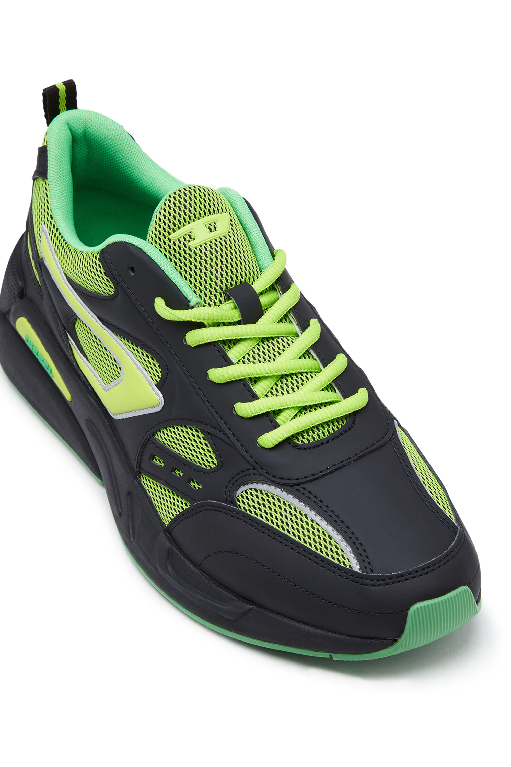 S SERENDIPITY SPORT Man Mesh sneakers with D patch Diesel