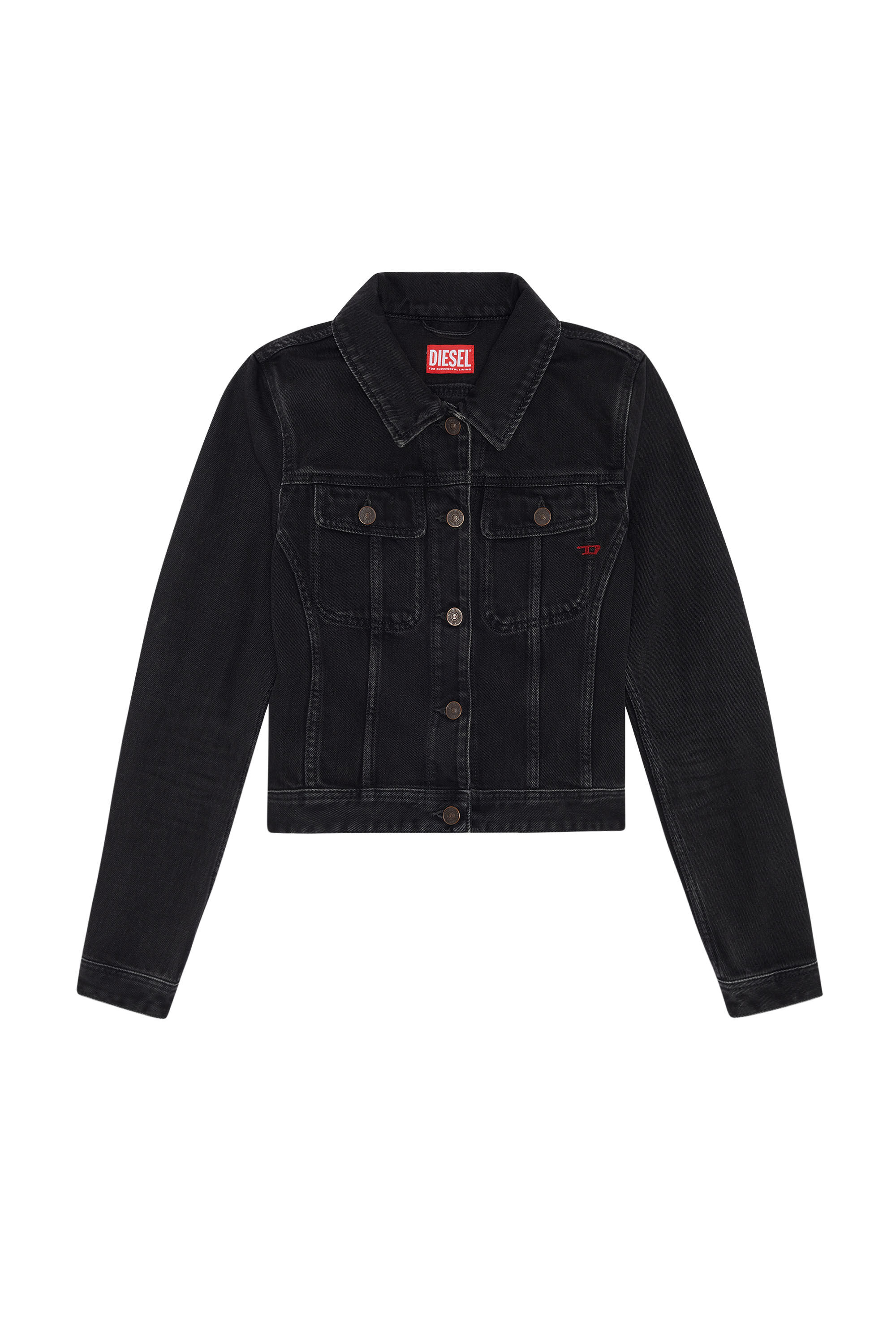 Diesel denim jacket clearance black