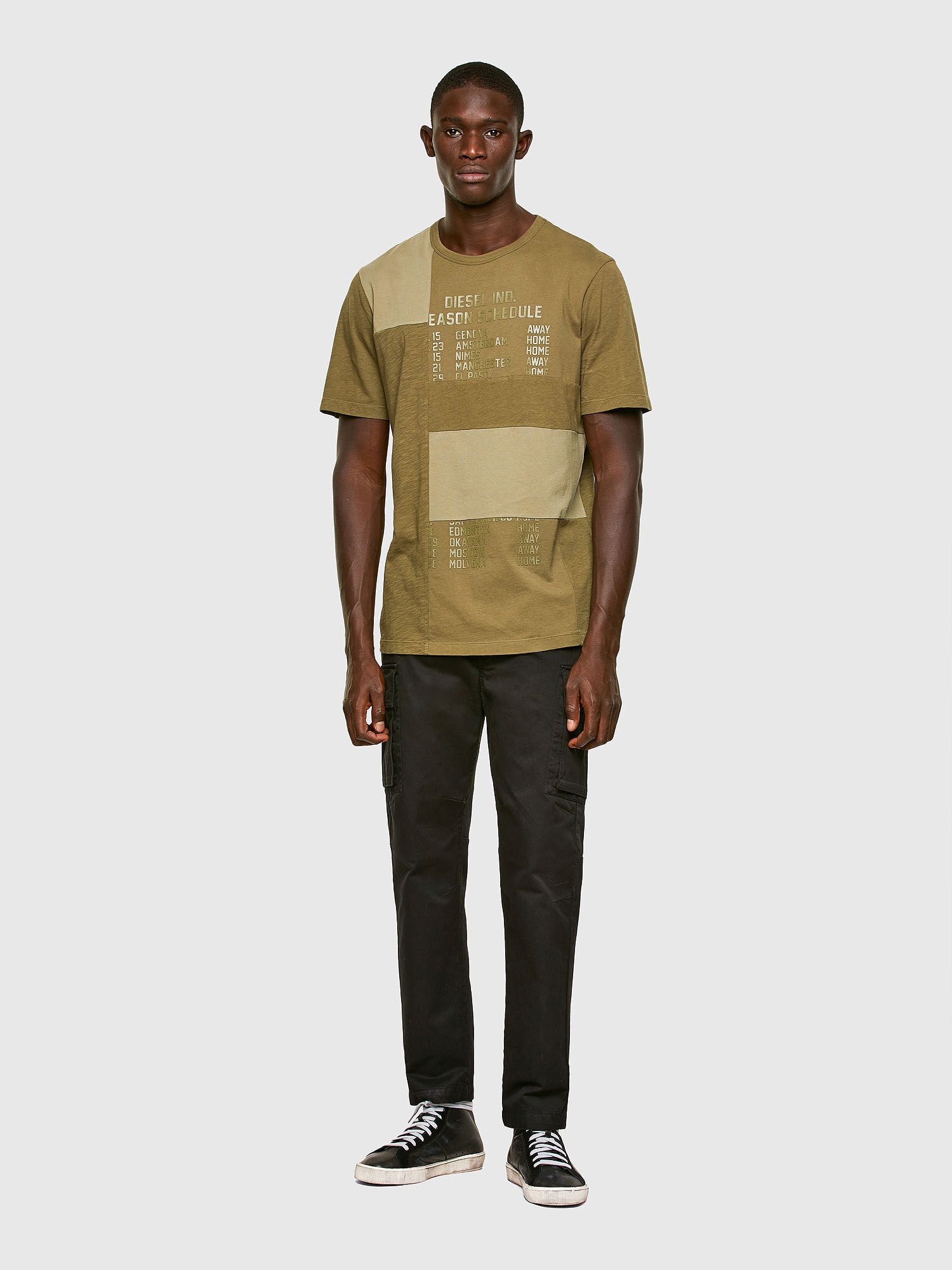 Diesel - T-ATCHWORK, Military Green - Image 1