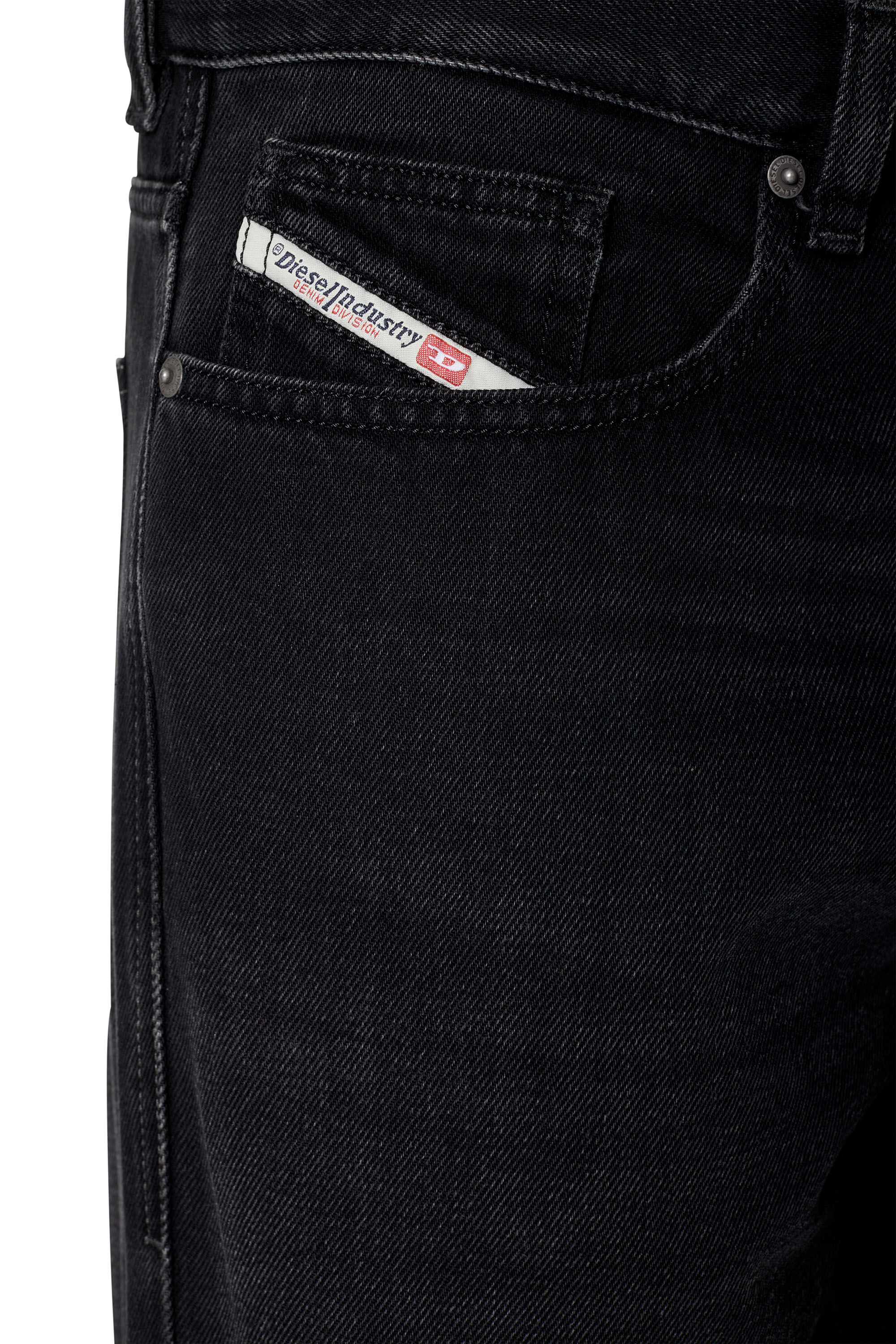 2010 D Macs Man Straight Black Dark grey Jeans Diesel