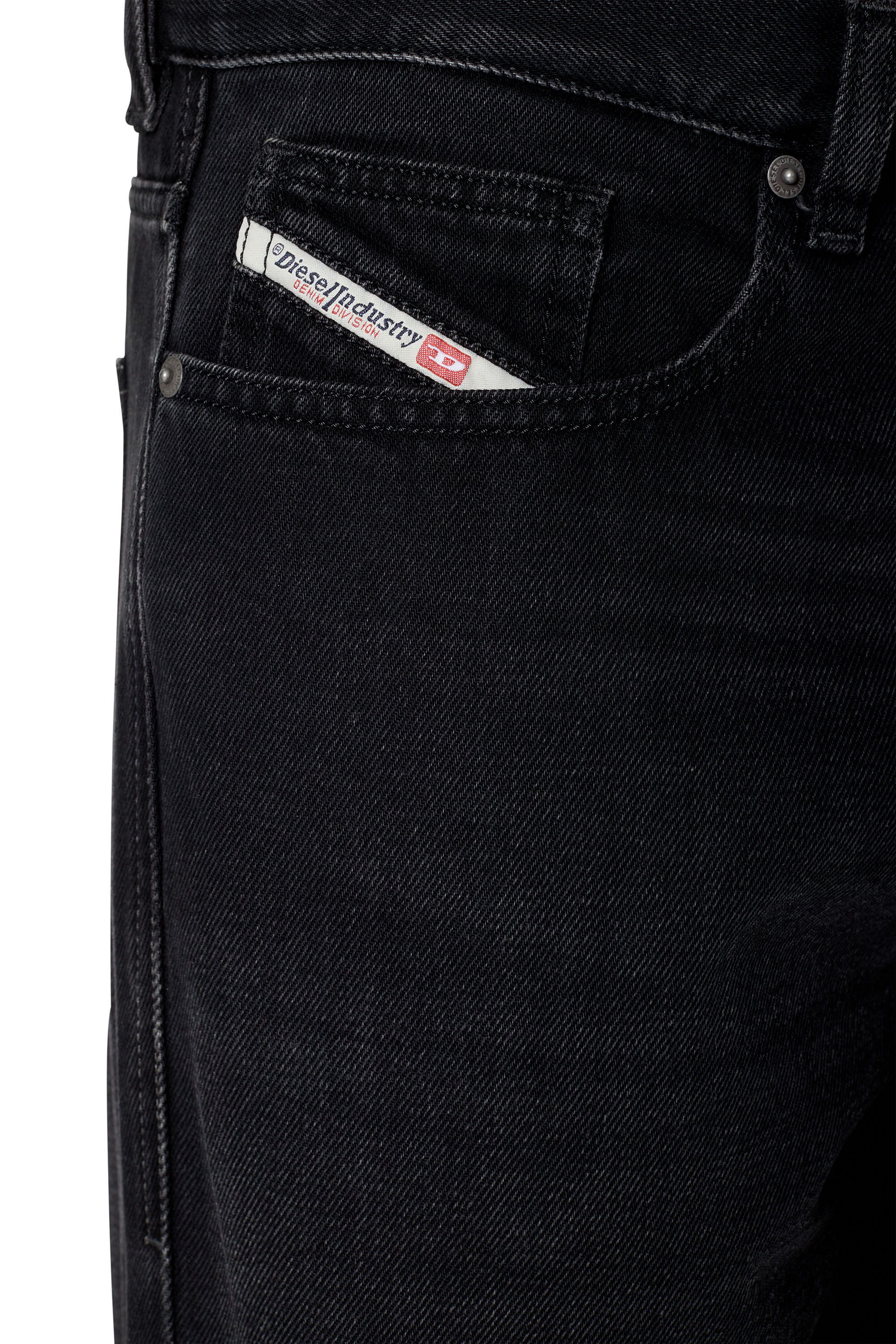 Diesel - Straight Jeans 2010 D-Macs 09B88, Noir/Gris foncé - Image 6