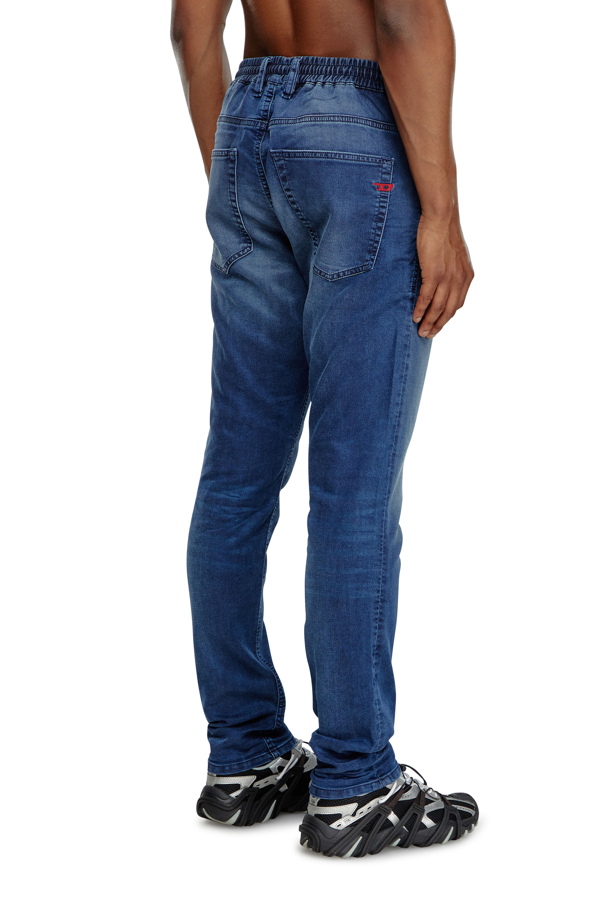 Diesel - Male's Tapered 2030 D-Krooley Joggjeans® 068LX, Dark Blue - 4