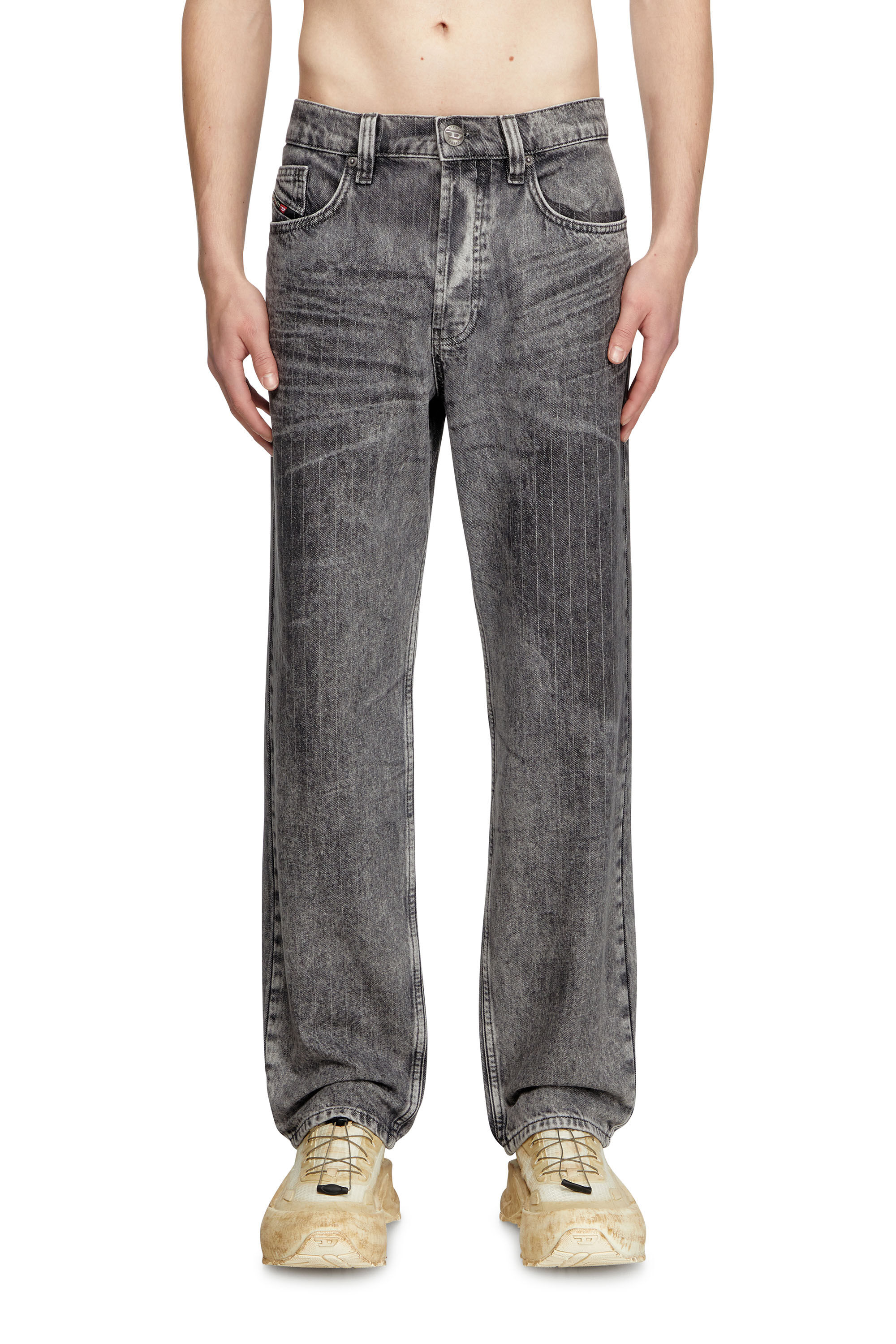Diesel - Male's Regular Jeans 2024 D-Macs 0ABCU, Light Grey - 3