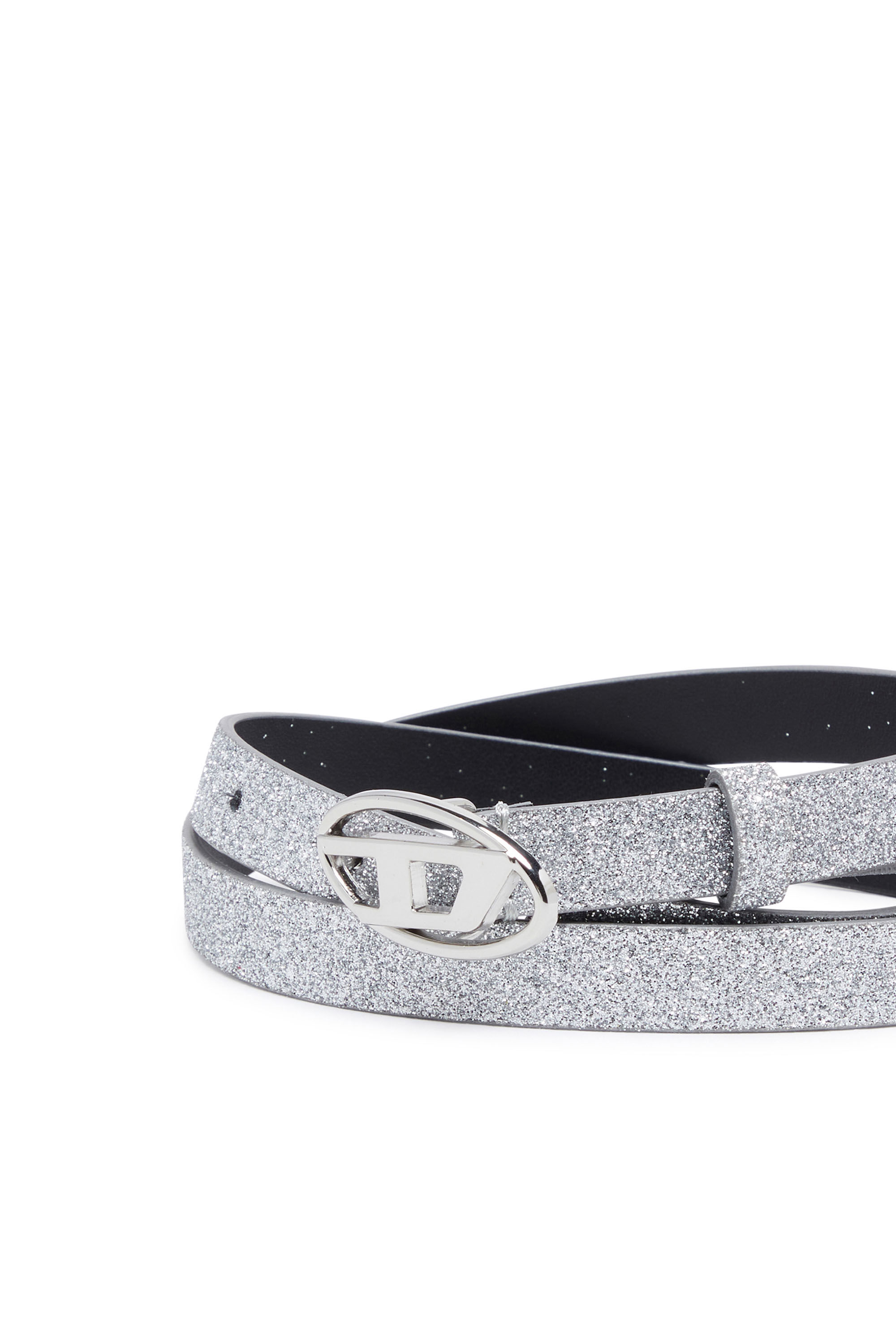 Slim silver belt hotsell