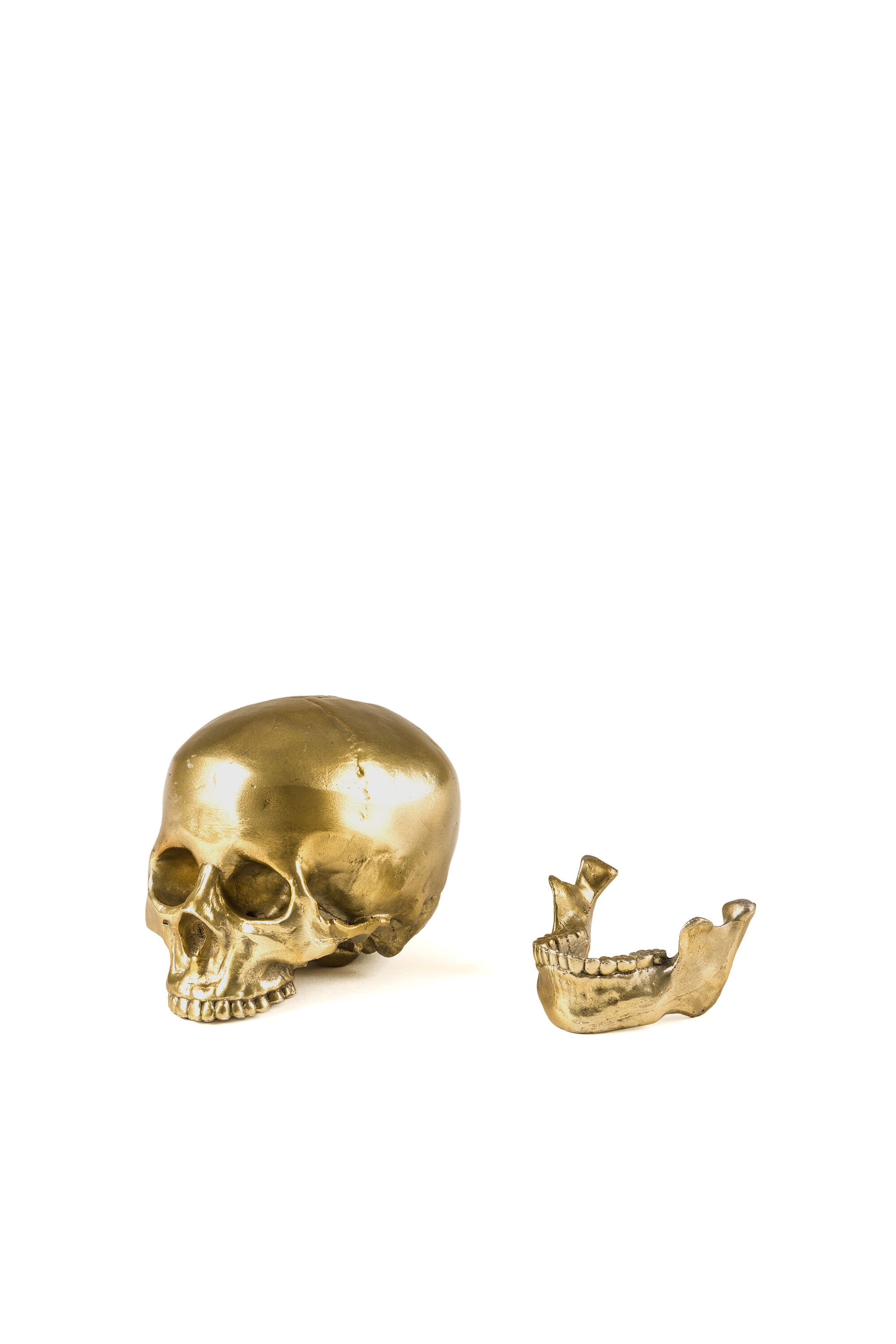 Diesel - 10891 Wunderkammer, "Culture Skullture" Wunderkammer Human Skull Mixte in Doré - 4