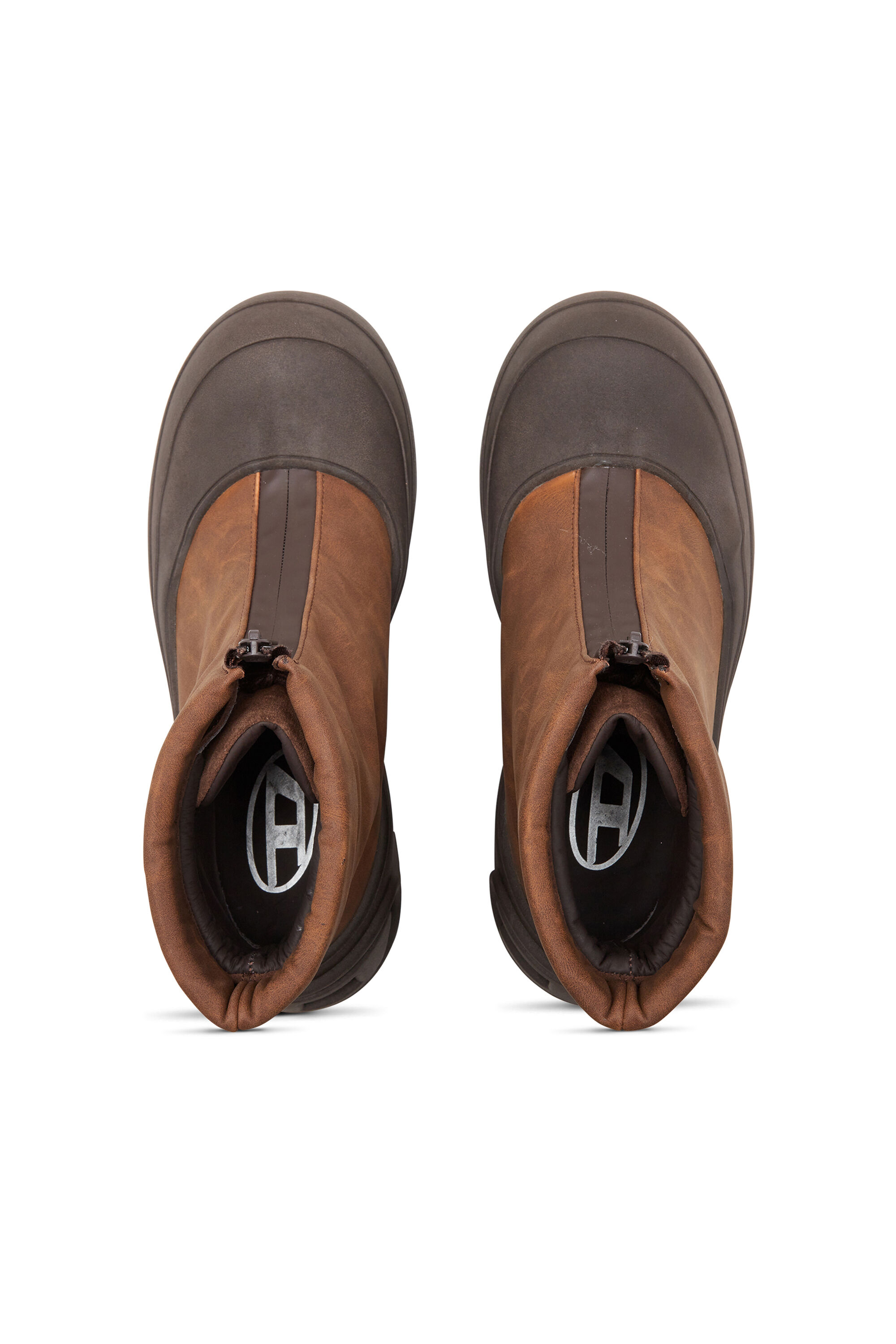 Diesel - D-DONALD CH, D-Donald-Bottines avec bordures en caoutchouc Homme in Marron - 4