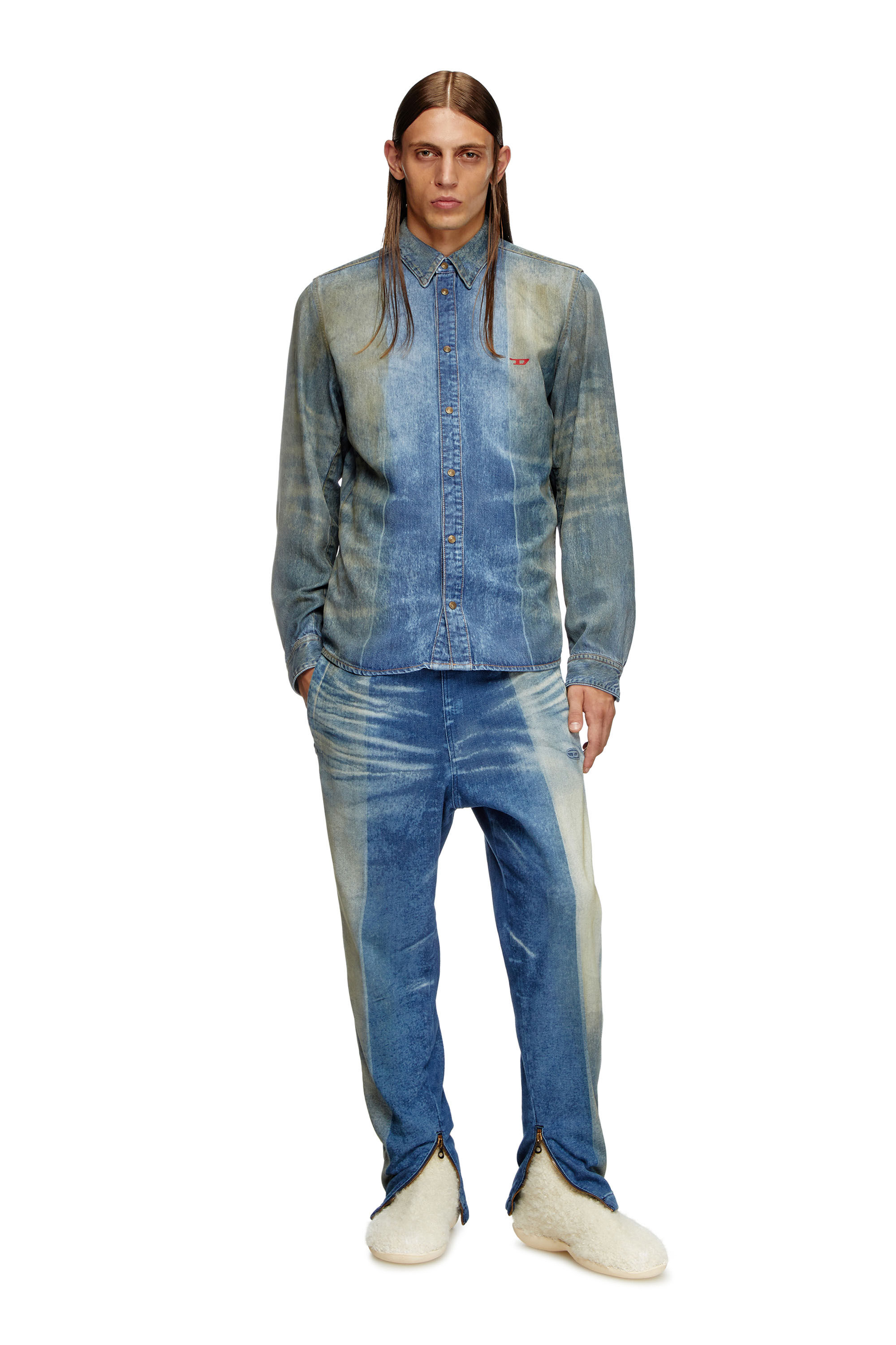 Diesel - Slim D-Larry 09L05 Mixte, Bleu moyen - Image 1