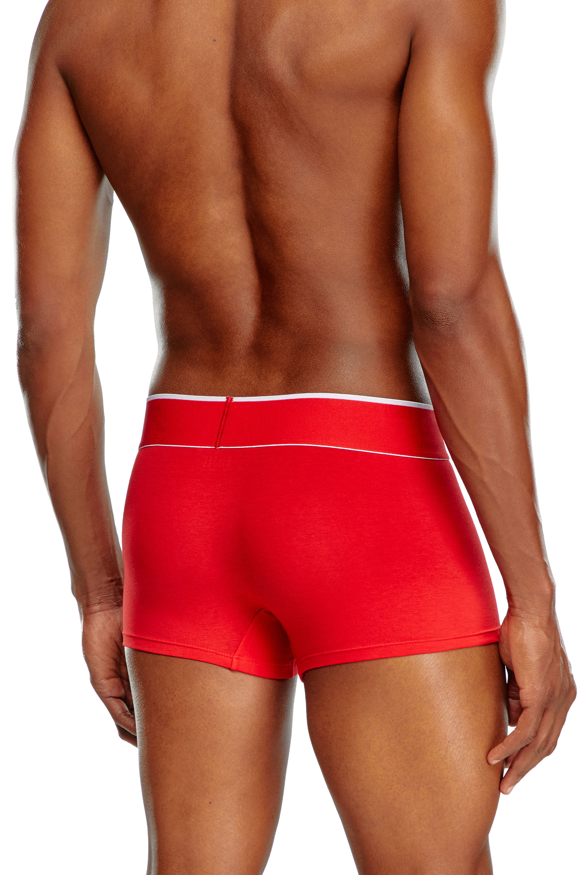 Diesel - UMBX-DAMIENTHREEPACK-5.5EL, Male's 3-pack of boxer briefs with cut-off logo in Black/Red - 3