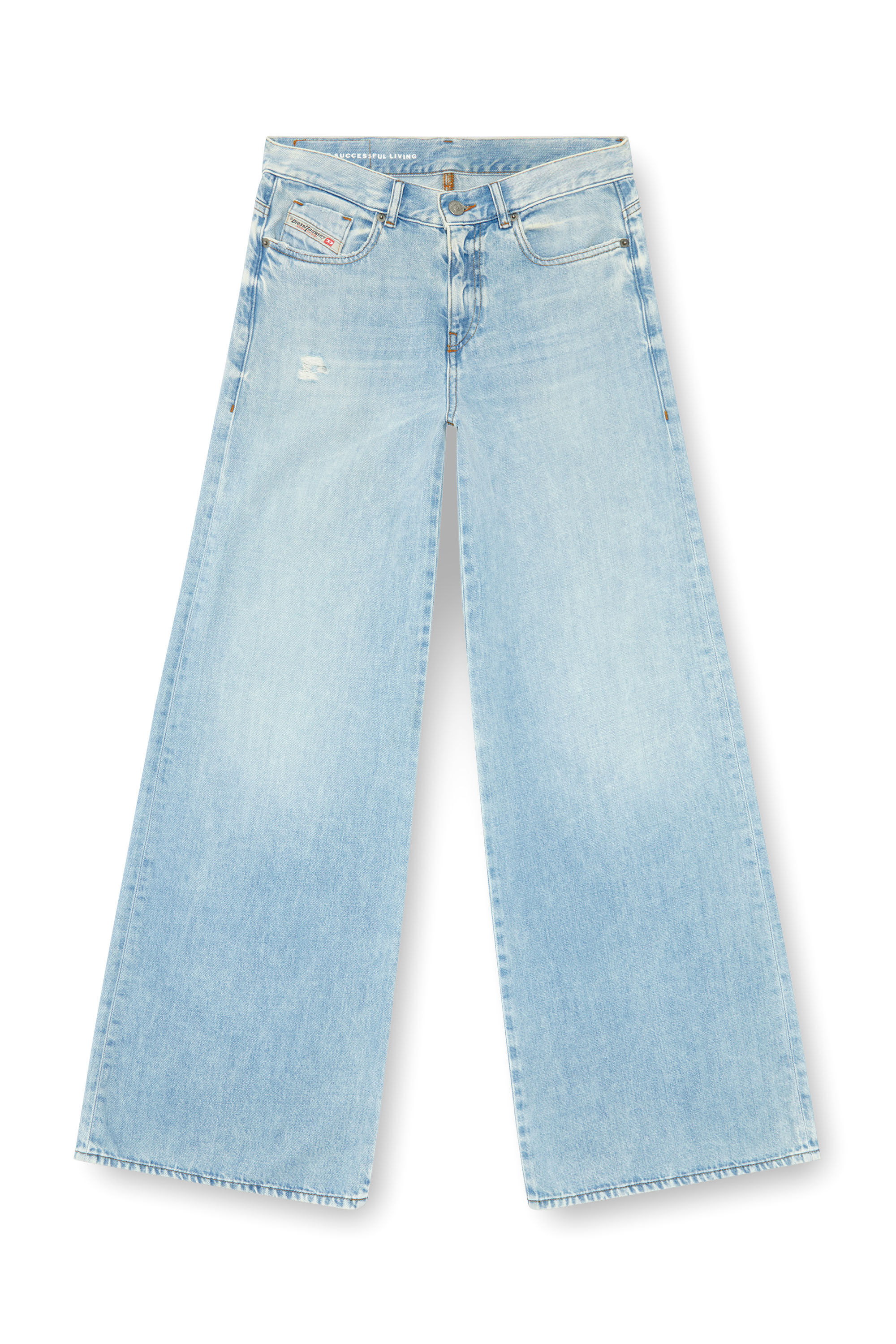 Diesel - Female Bootcut and Flare Jeans 1978 D-Akemi 068MQ, Light Blue - Image 2