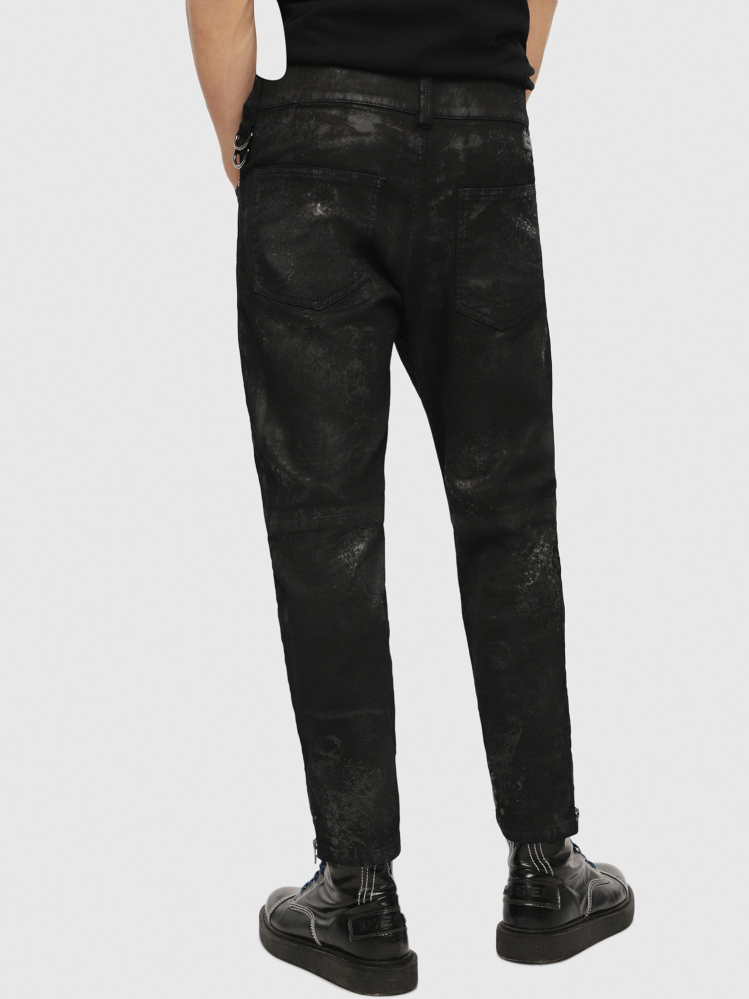 Diesel - Shibuia JoggJeans 069CQ, Black/Dark Grey - Image 2