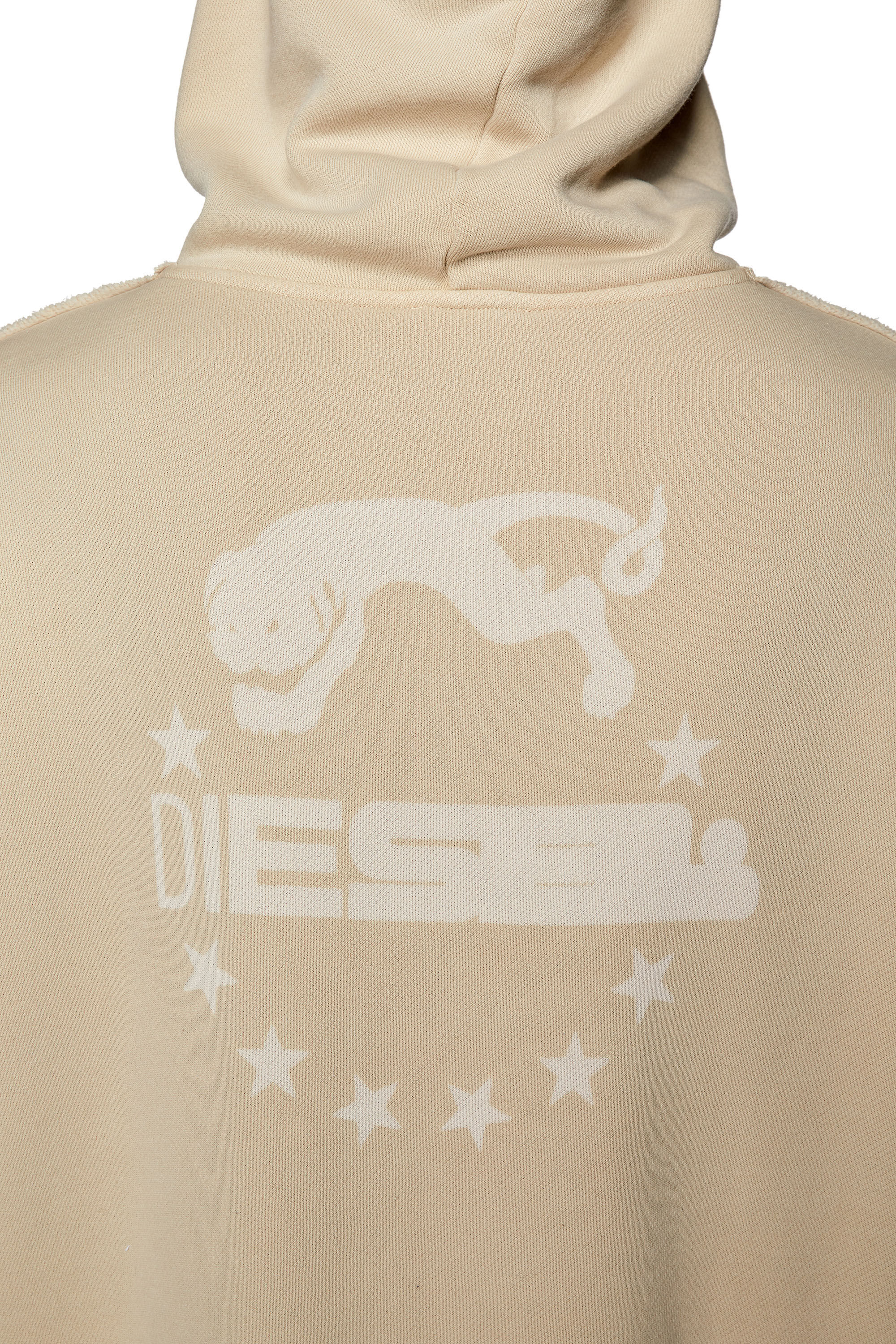Men s Hoodie with Diesel Panther logo S MACS HOOD RW Diesel
