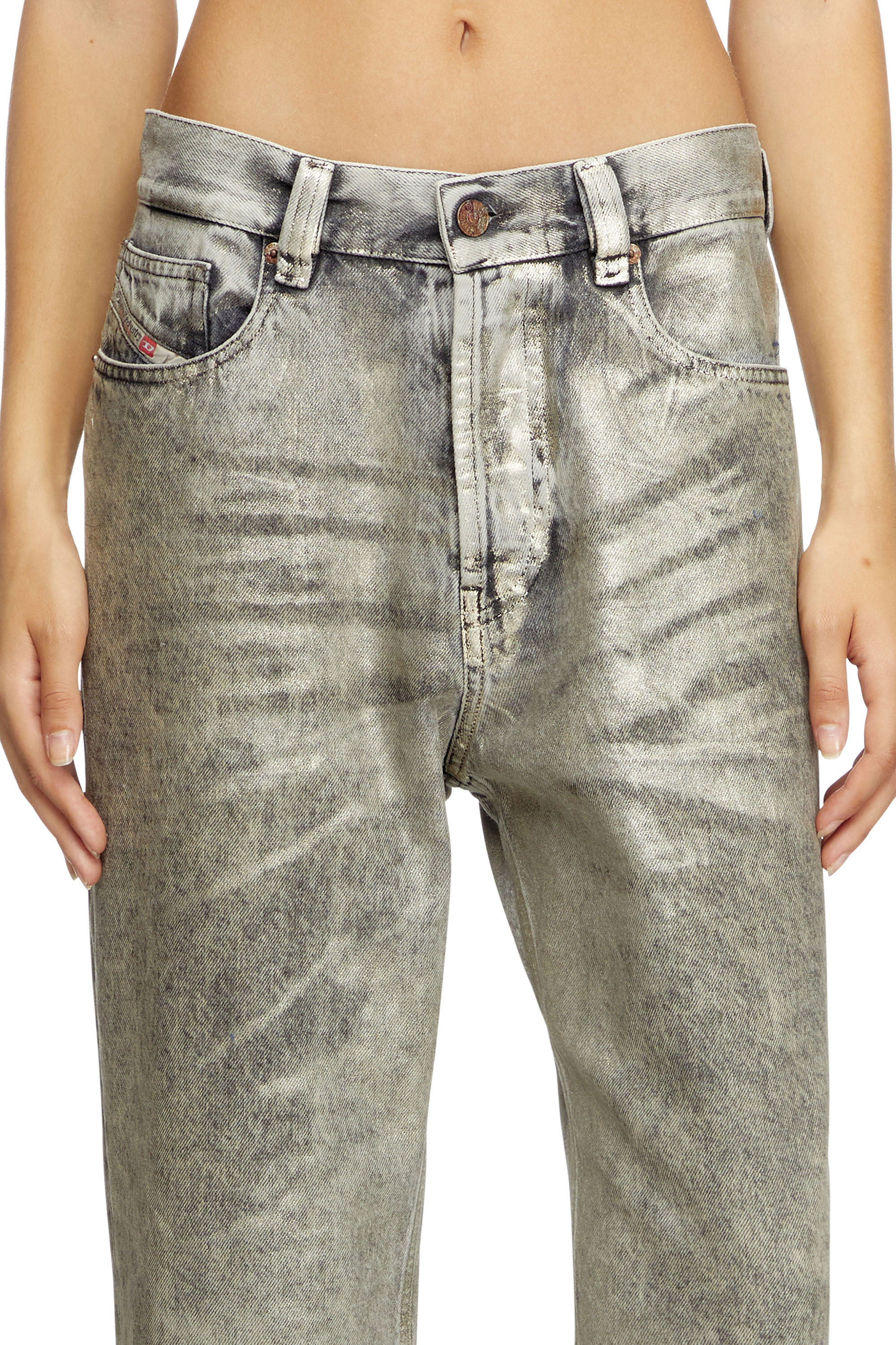Diesel - Female's Regular Jeans 1988 D-Ark 09L79, Light Grey - 5