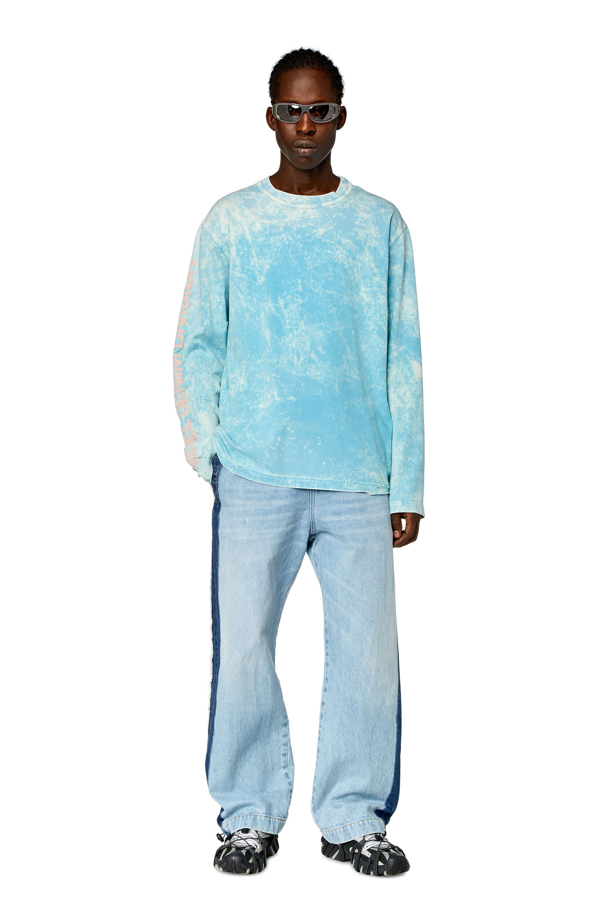 Suvipnee Men's Acid Wash T-Shirts Oversized Unisex T Shirt
