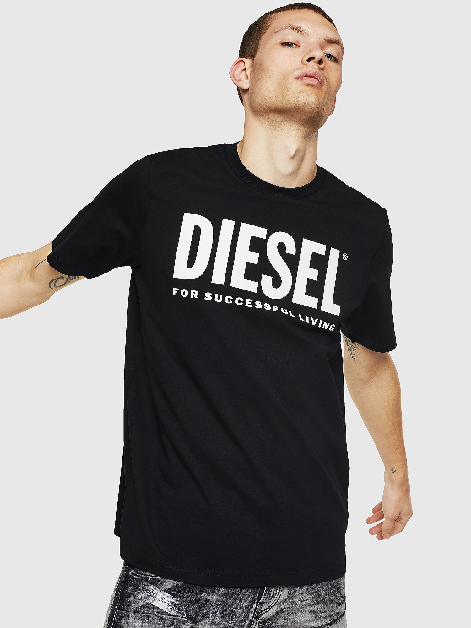 Diesel - T-JUST-LOGO, Black - Image 1
