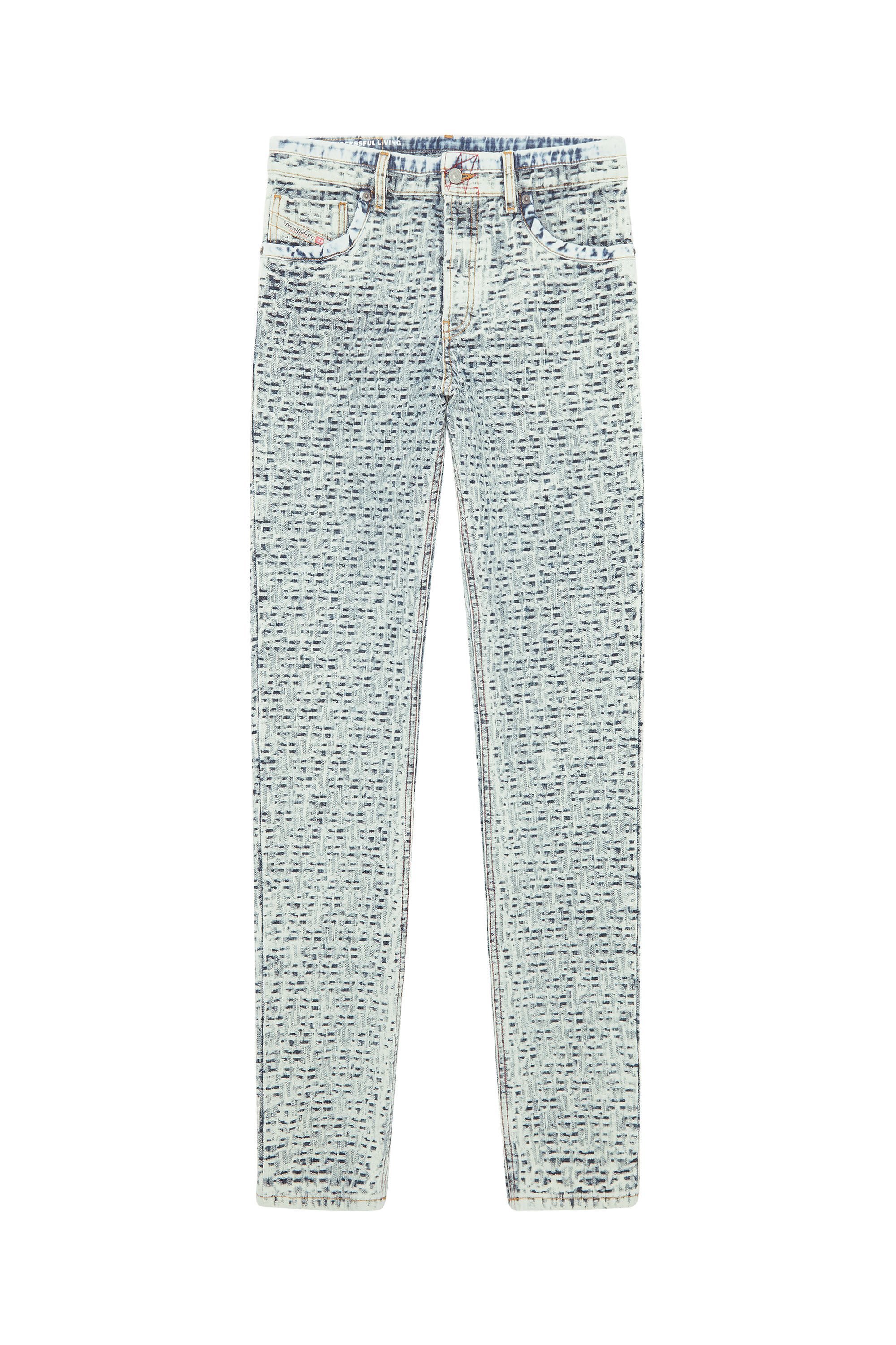 Diesel - Straight Jeans 1995 D-Sark 0EMAA, Light Blue - Image 2
