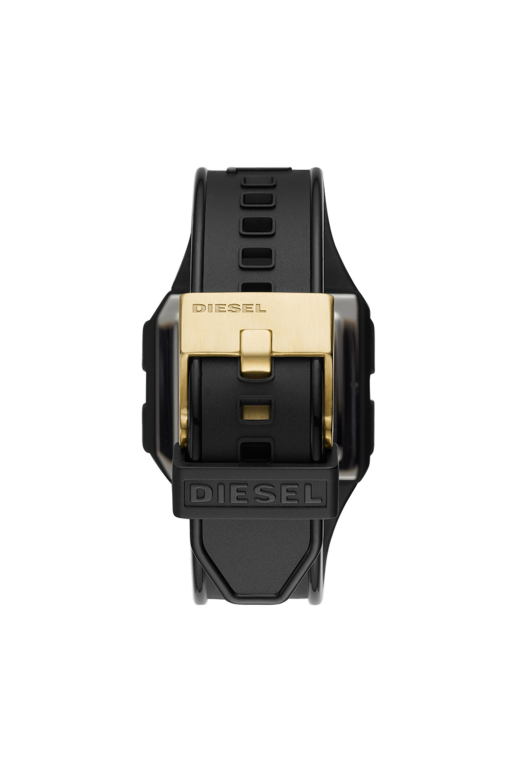 Diesel - DZ1943, Unisex's Chopped digital balck-gold watch in Black/Gold - 2
