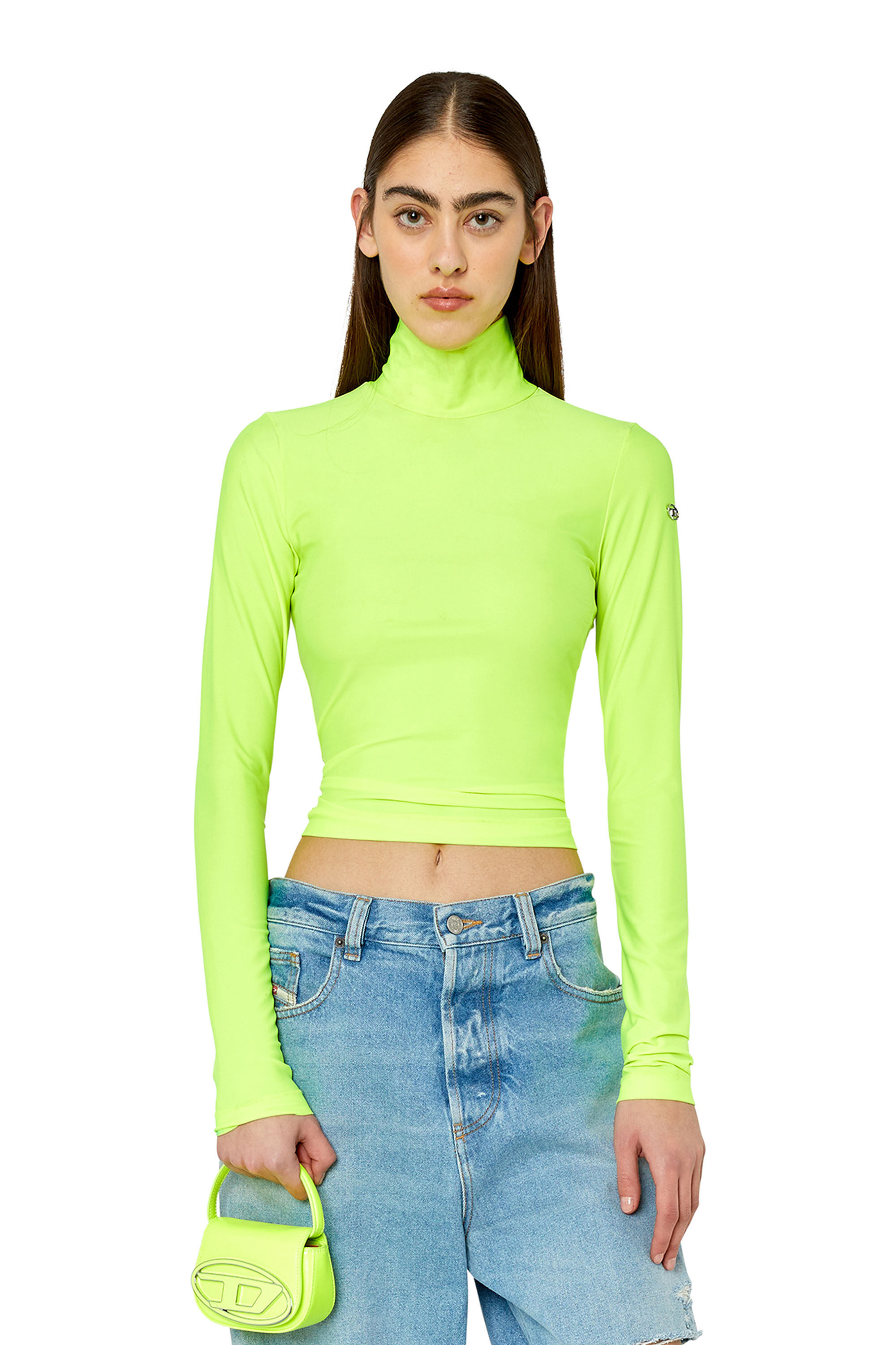 Neon online turtleneck top