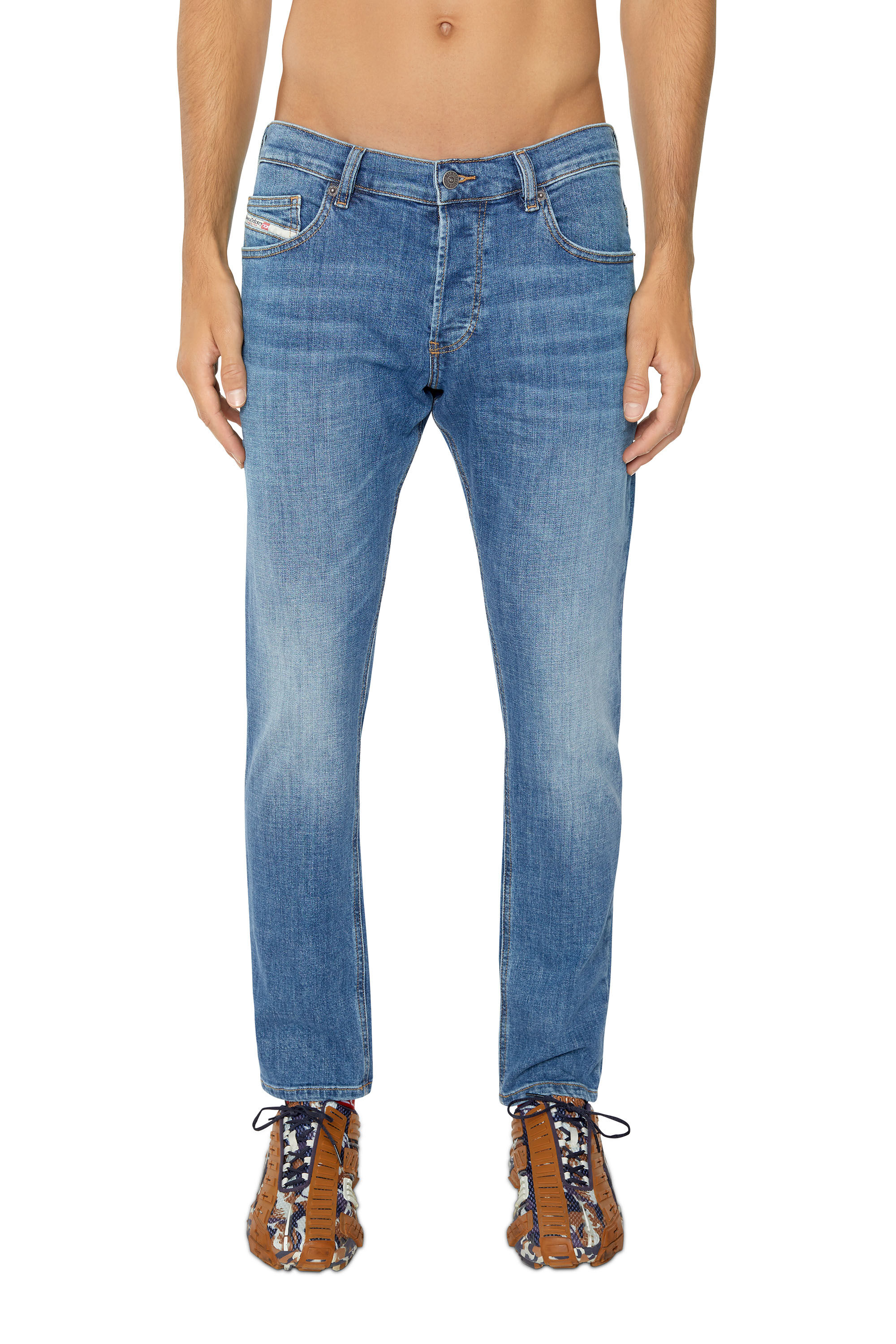 Diesel - D-Luster 0IHAT Slim Jeans, Bleu moyen - Image 3
