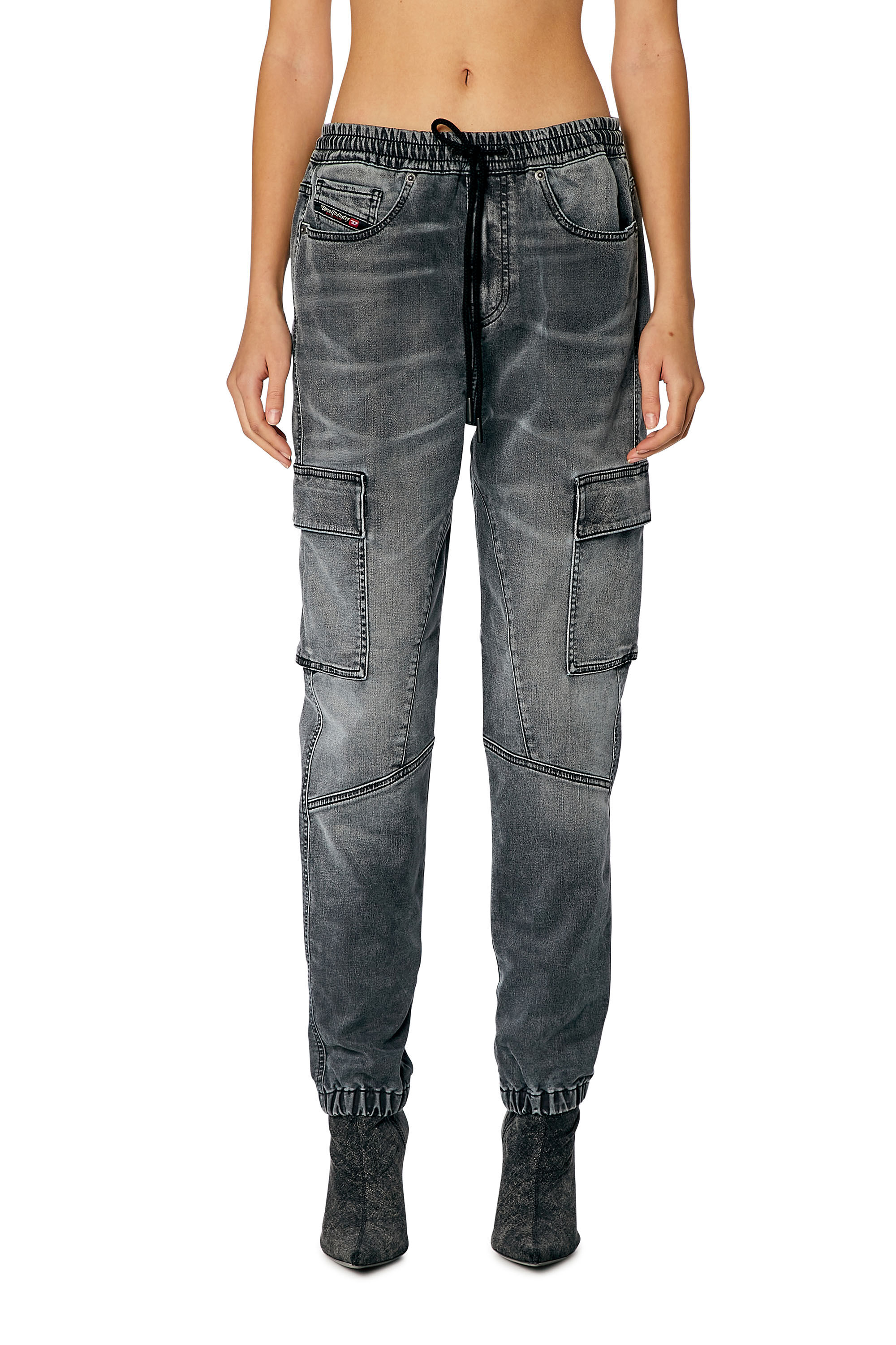 Women s Slim Jeans Grey Diesel 2051 D Ursy Joggjeans