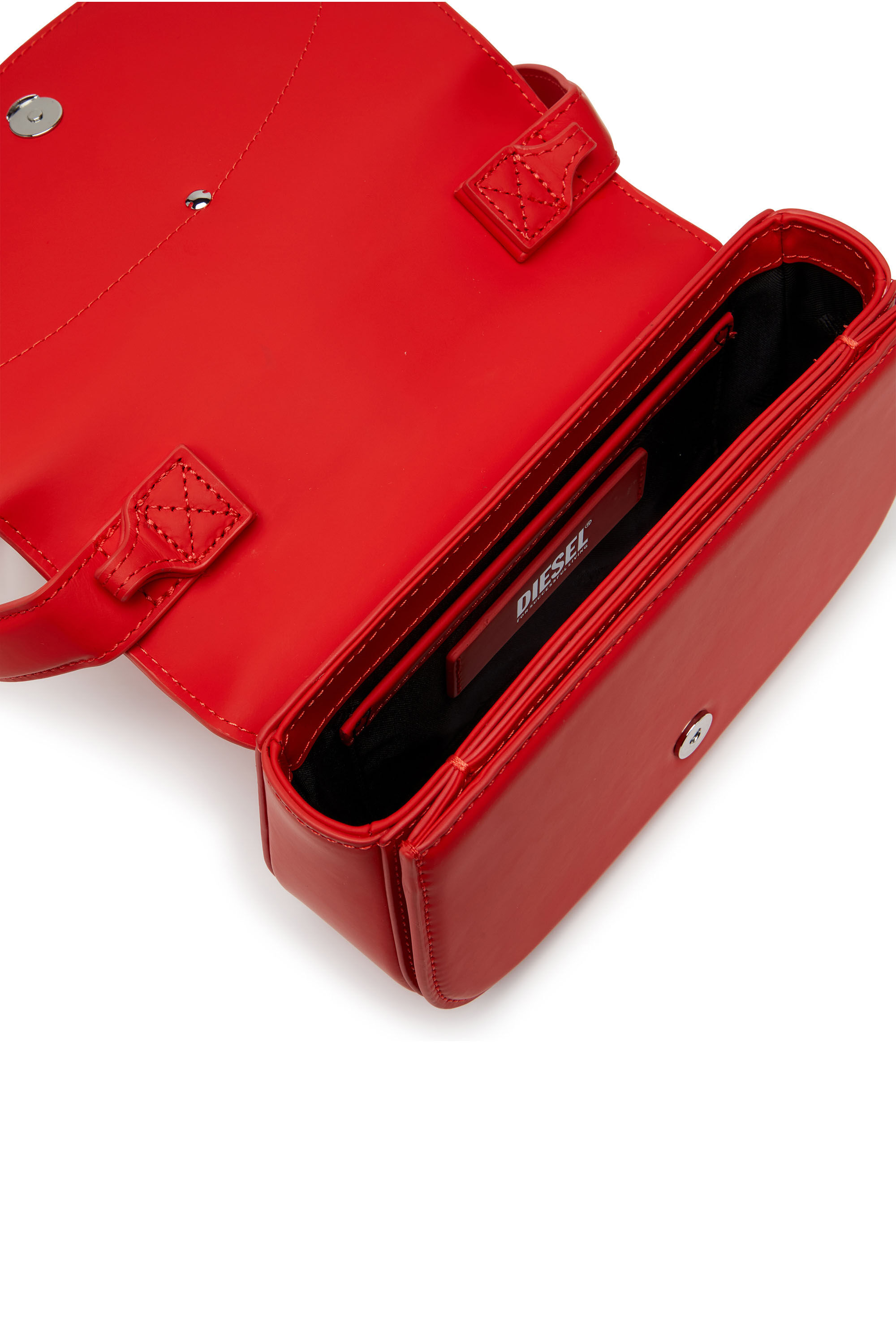 Diesel - 1DR, Female's 1DR-Iconic shoulder bag in matte leather in Red - 2