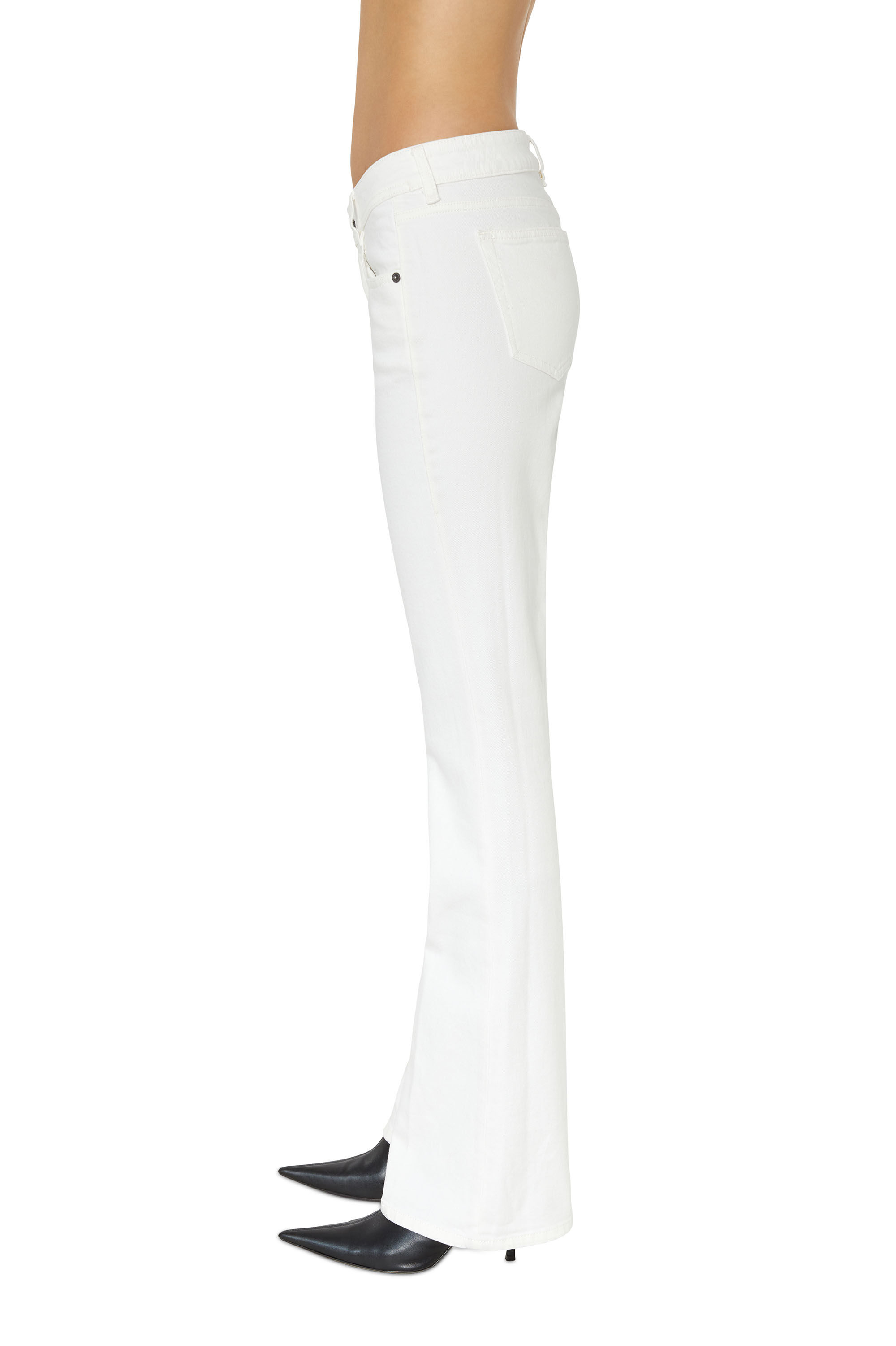 Womens white bell bottom sales jeans