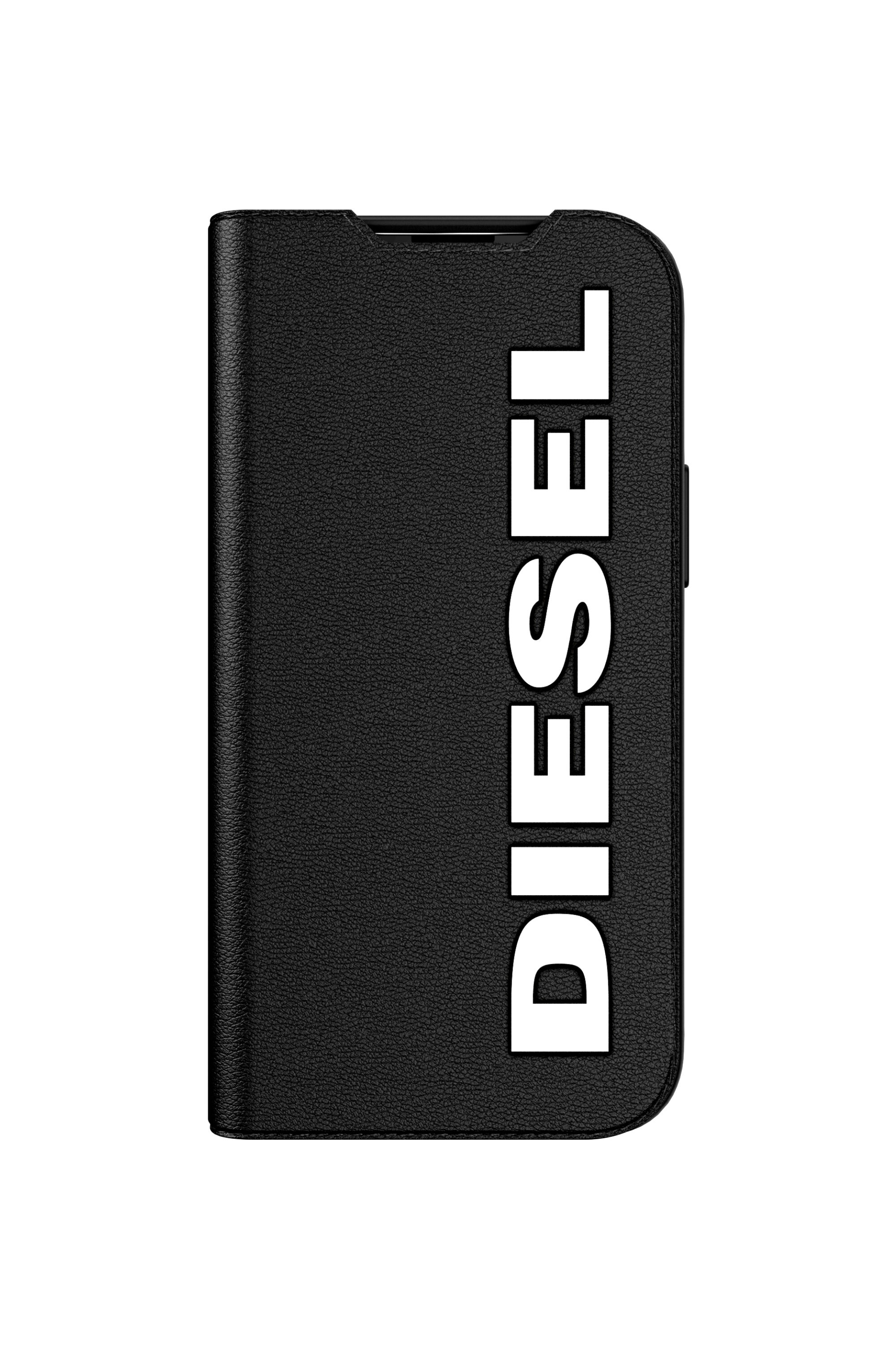 Diesel - 47158 BOOKLET CASE, Étui folio pur iPhone 13/13 Pro Mixte in Noir - 2