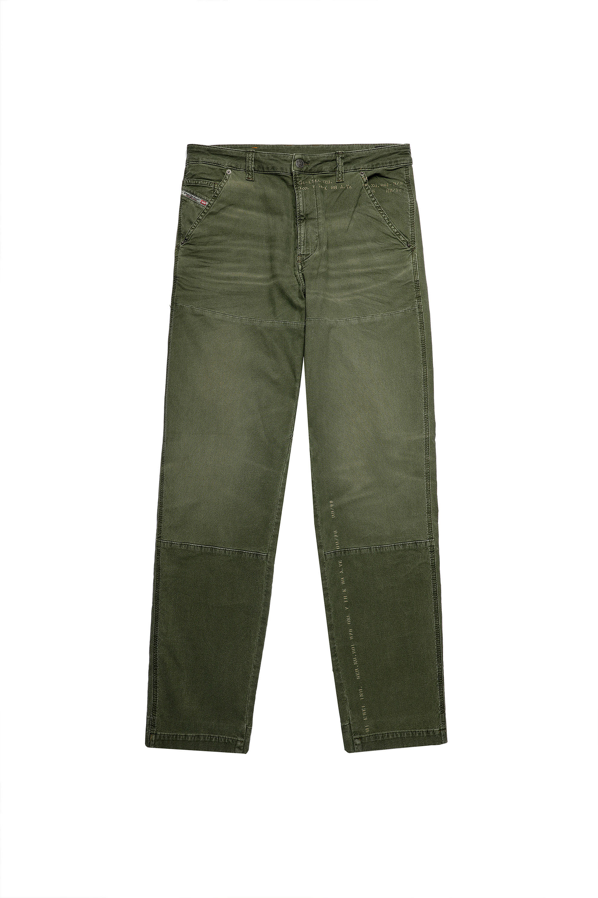 Diesel - D-Azerr JoggJeans® 069WH Straight, Military Green - Image 2