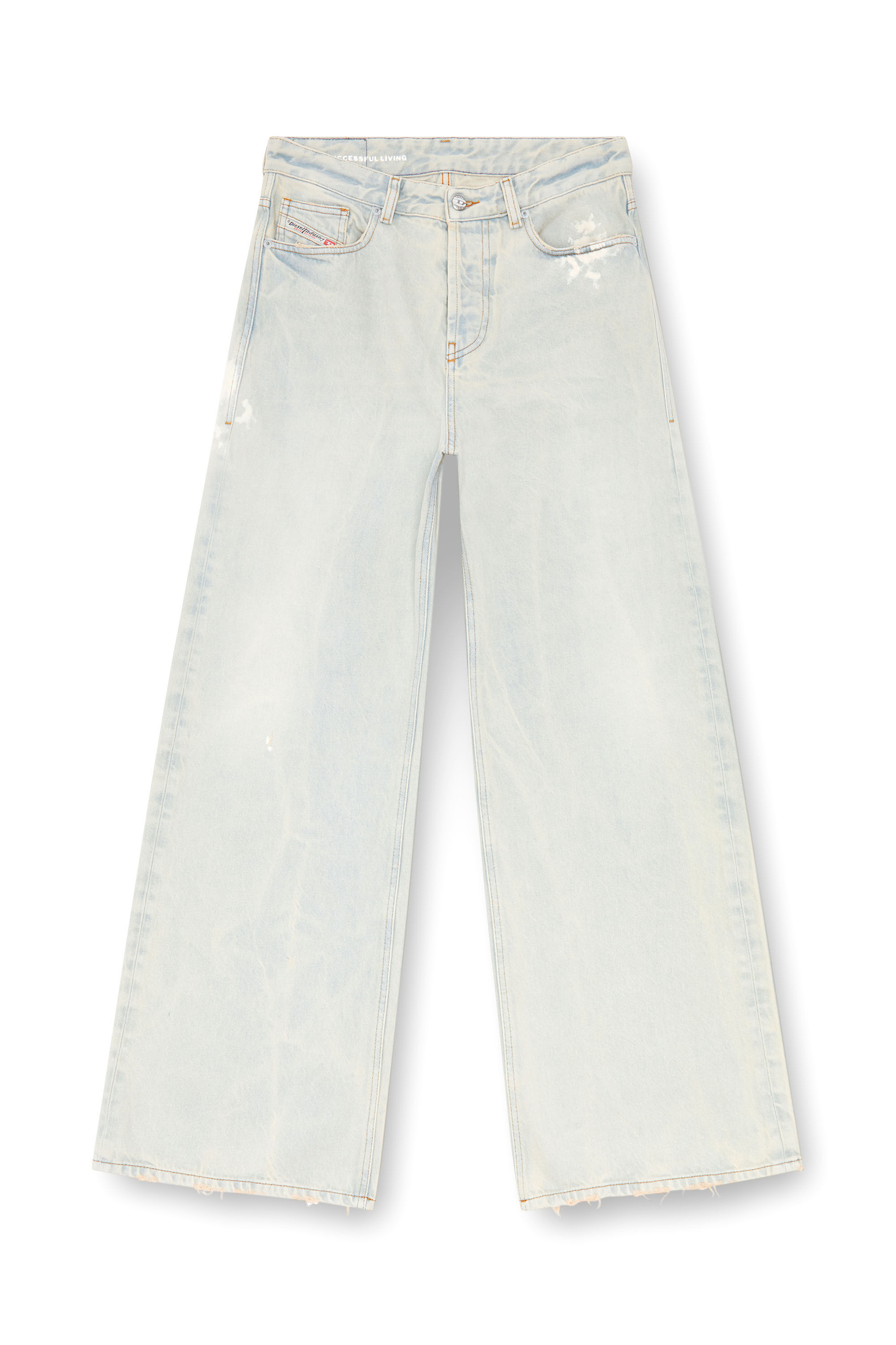 Diesel - Female Straight Jeans 1996 D-Sire 09J81, Light Blue - Image 2