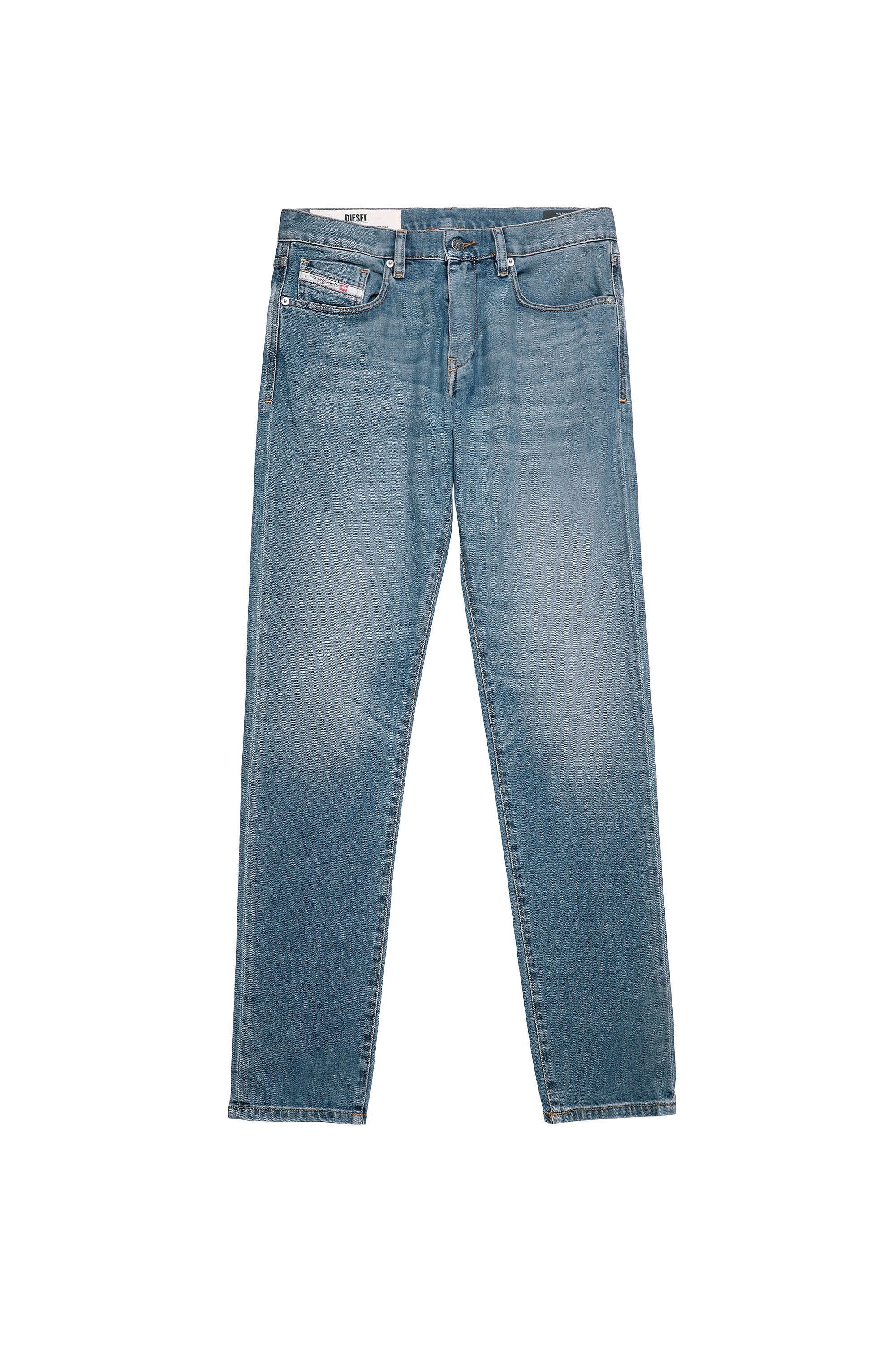 Diesel - 2019 D-STRUKT 009EI Slim Jeans, Medium Blue - Image 2