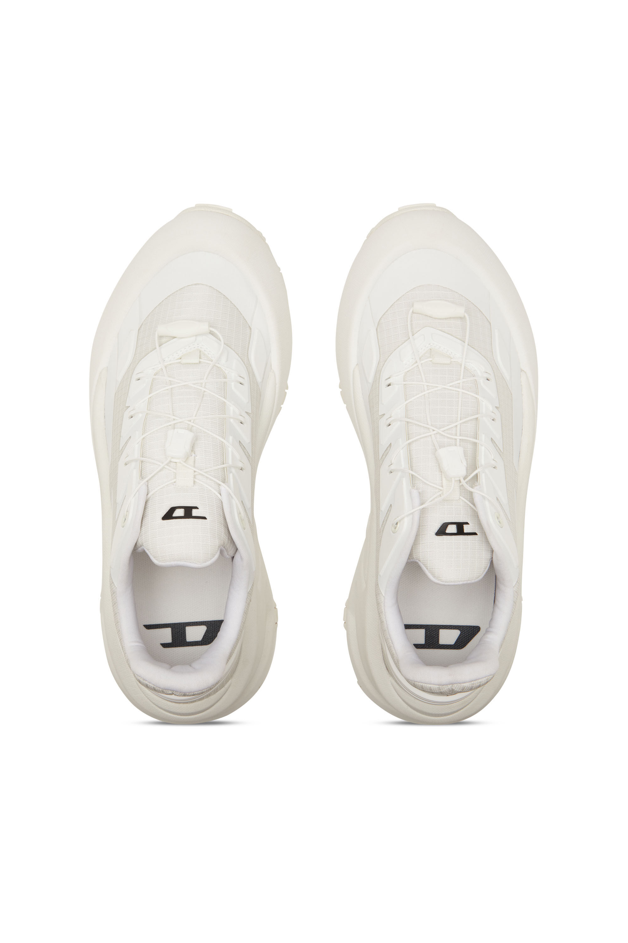 Diesel - D-CAGE RUNNER, Male's D-Cage Runner-Sneakers in TPU-trimmed ripstop in White - 4