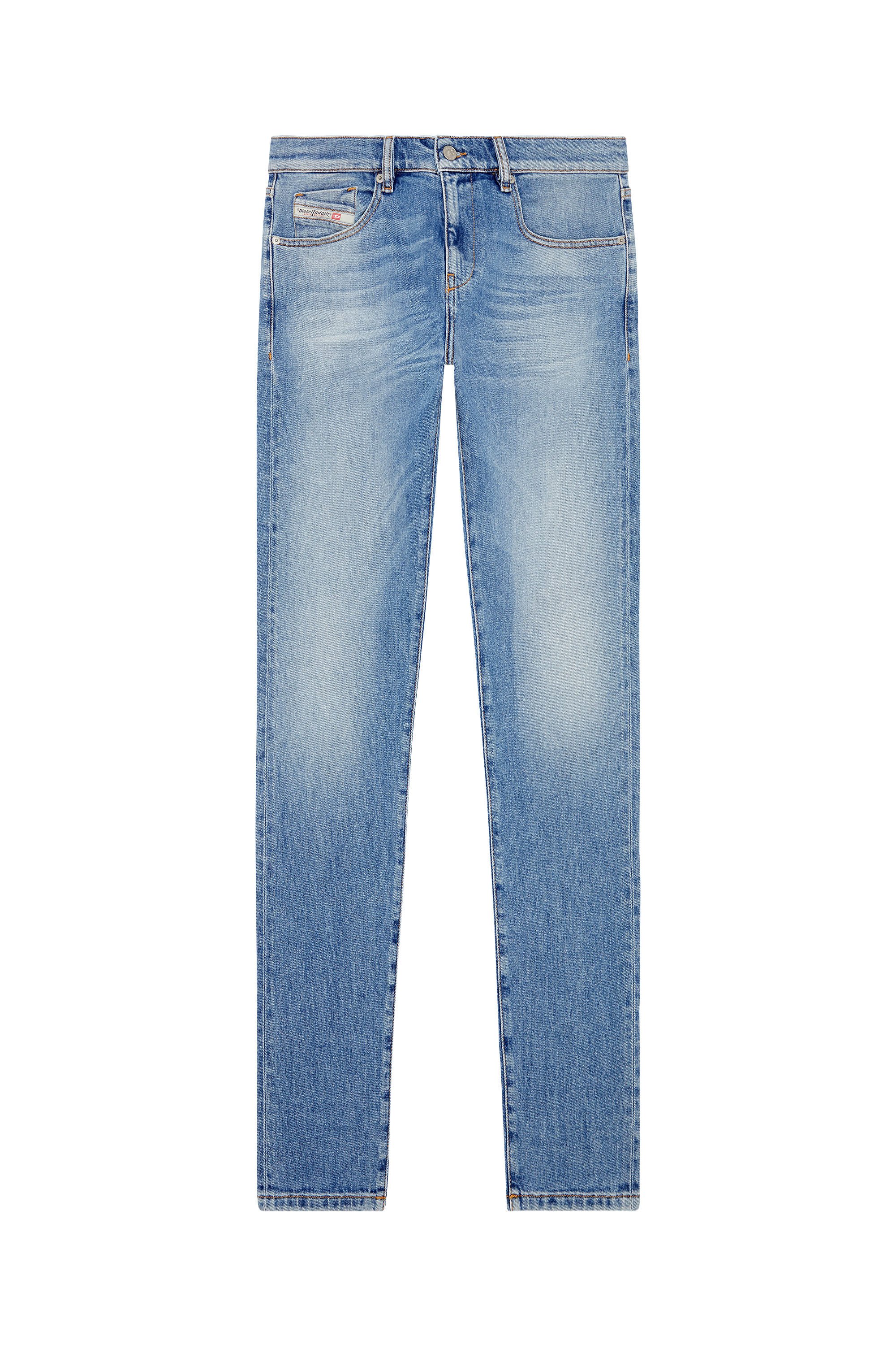 Diesel - Slim Jeans 2019 D-Strukt 09F81, Medium Blue - Image 2
