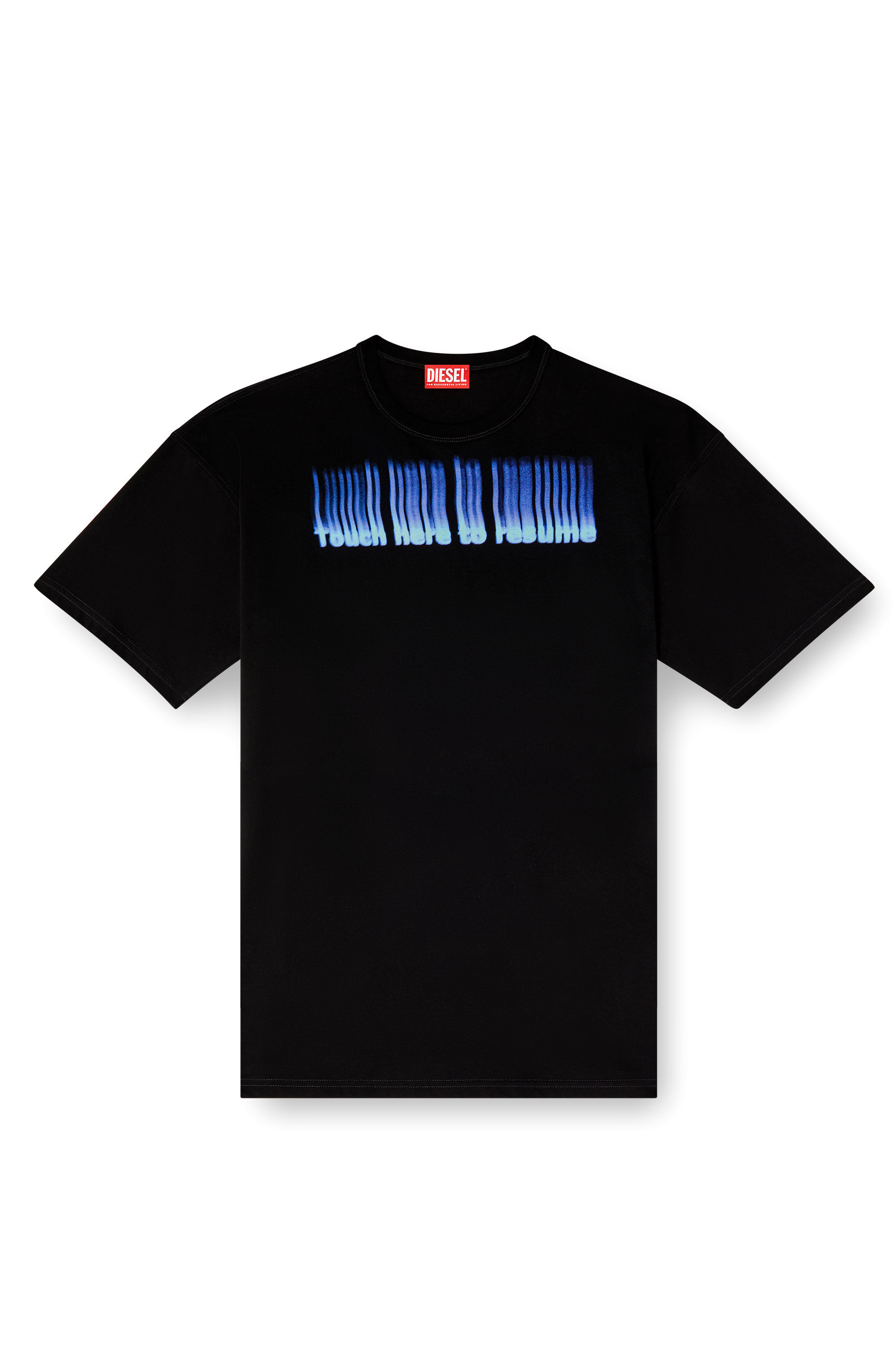 Diesel - T-BOXT-R14, T-shirt avec imprimé lettrage Homme in Noir - 2