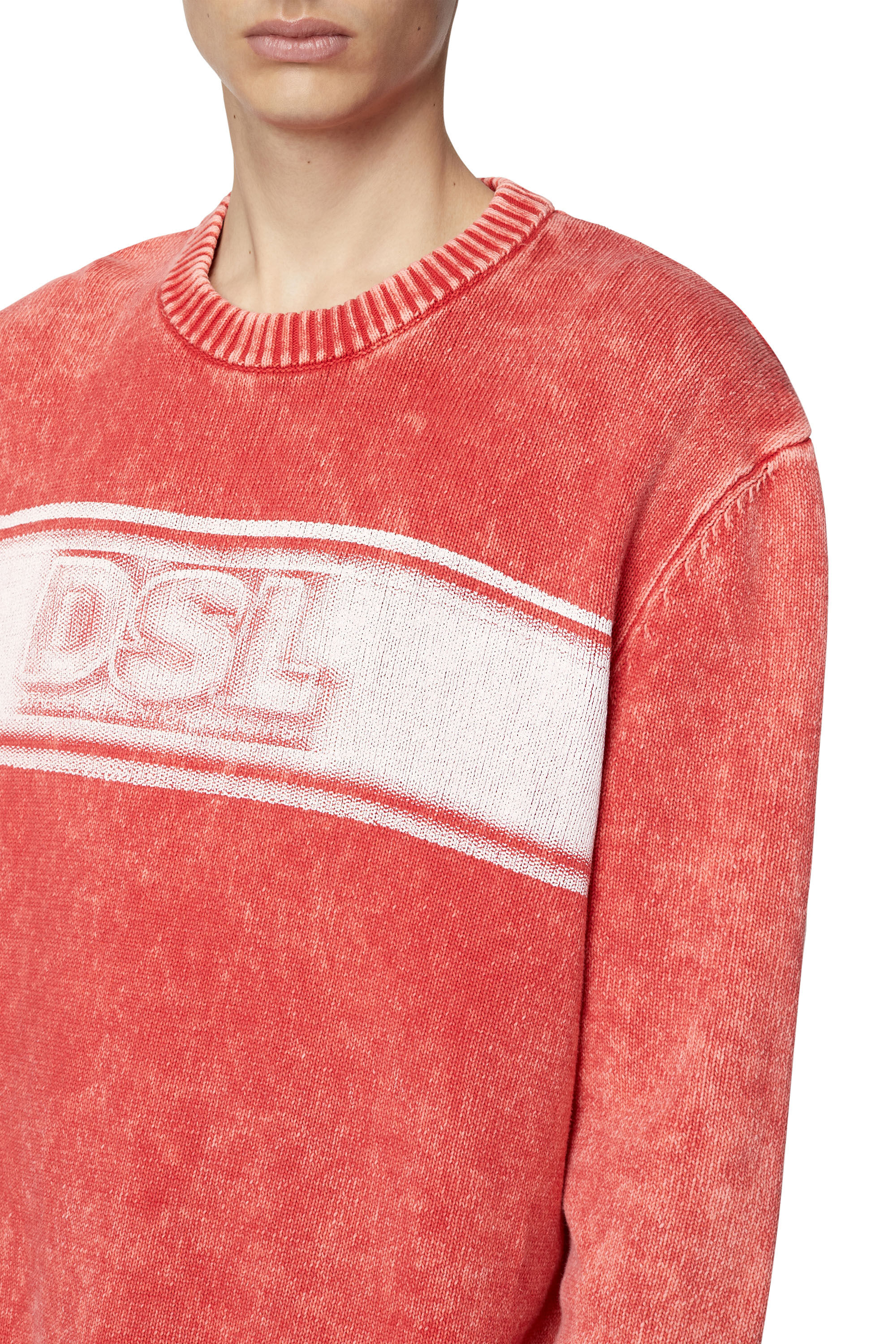 K-ORTEZ Man: Treated jumper with DSL logo band | Diesel