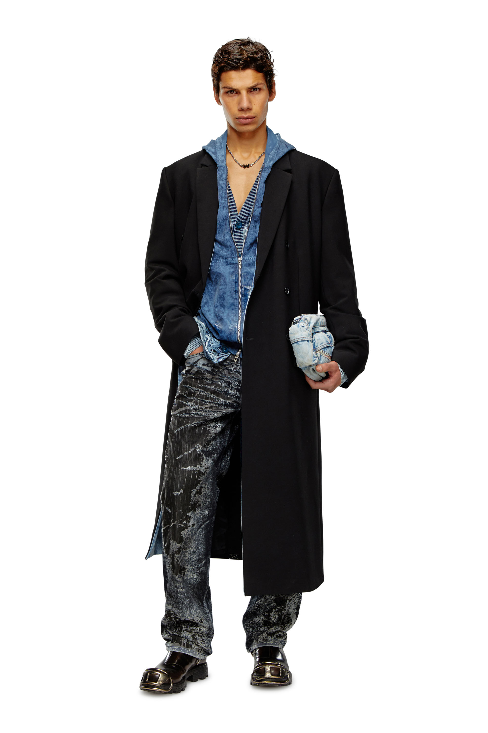 Diesel wool coat discount