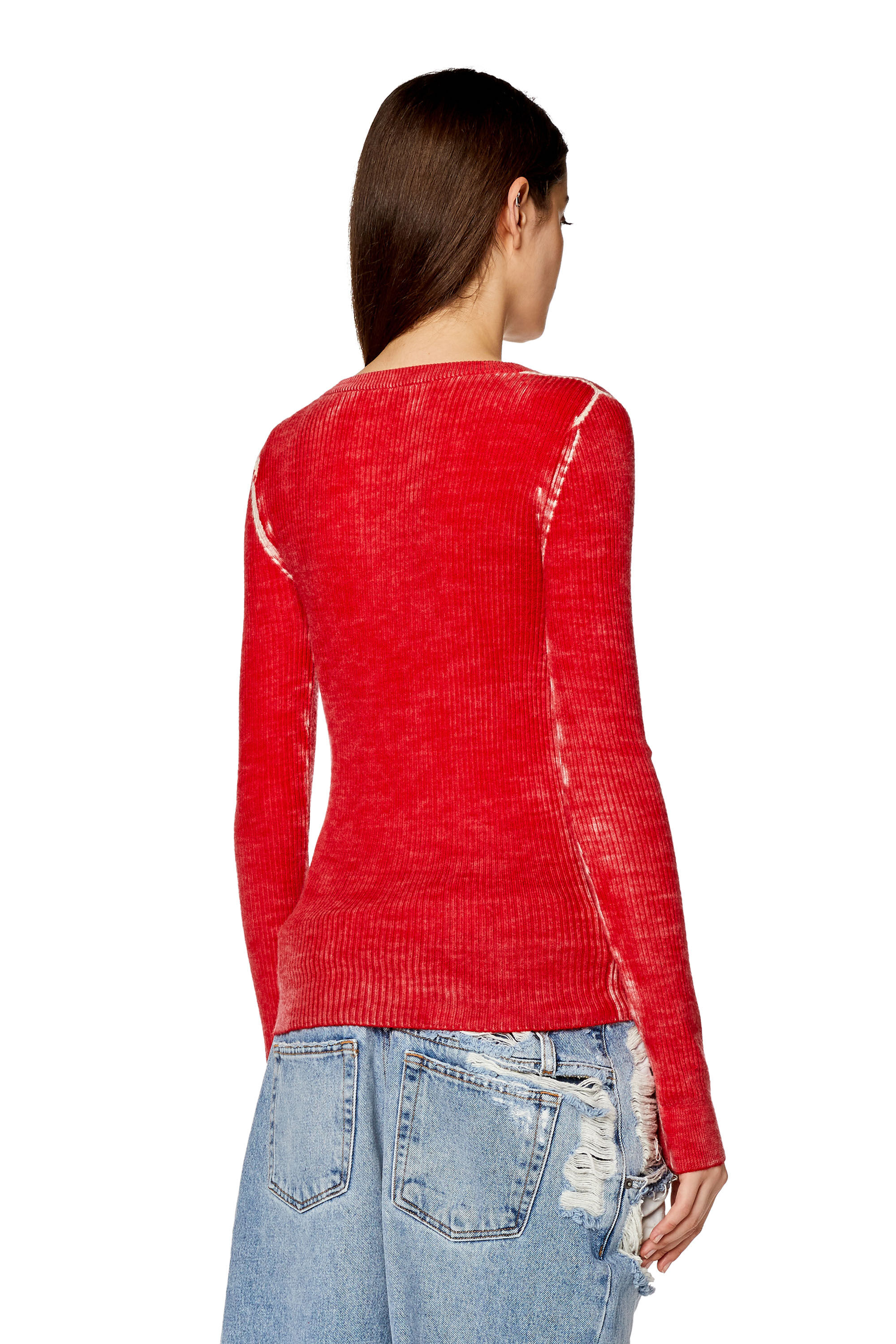 M-ARITA Woman: Printed wool jumper with logo | Diesel