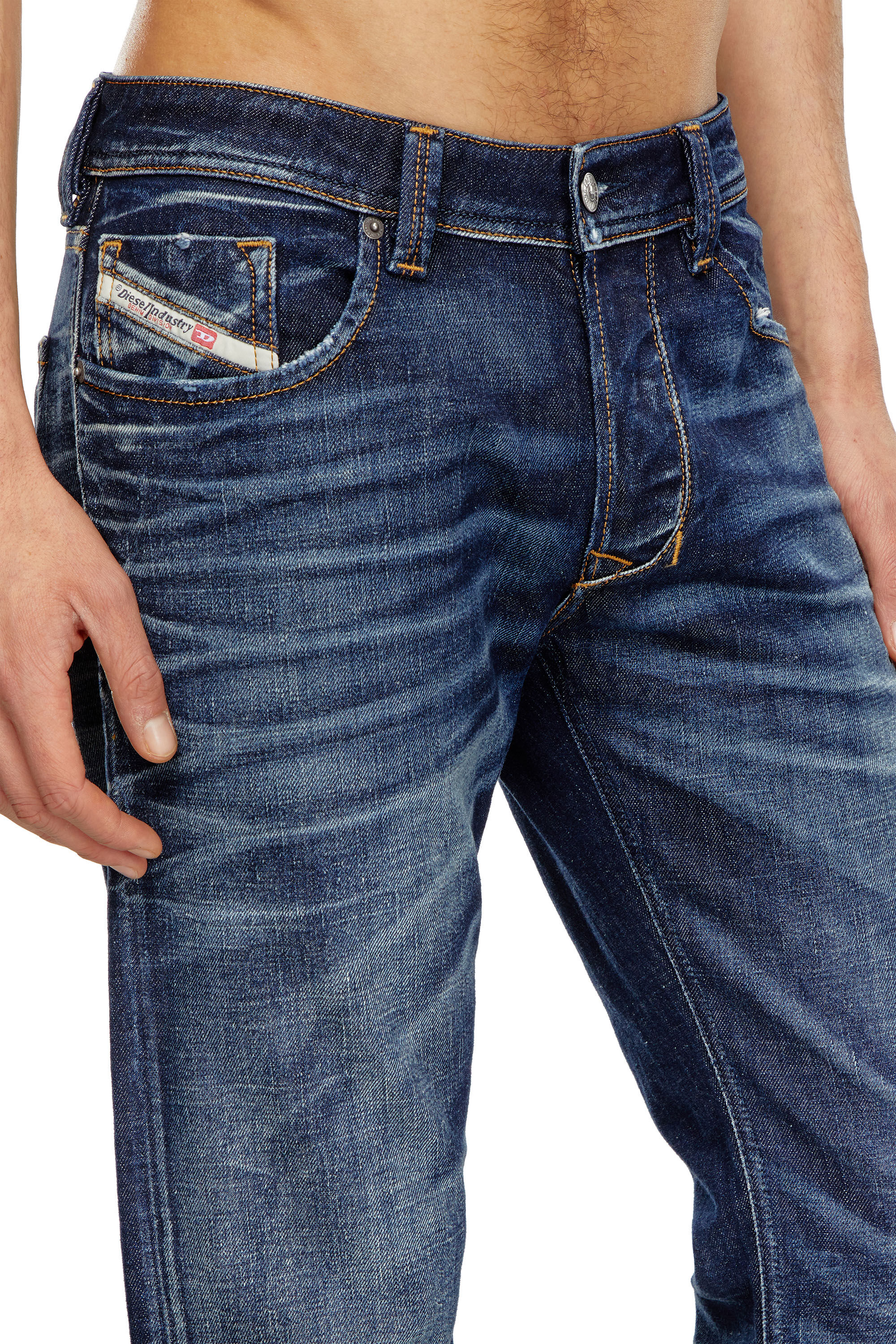 Diesel - Male Straight Jeans 1985 Larkee 09J90, Dark Blue - Image 5