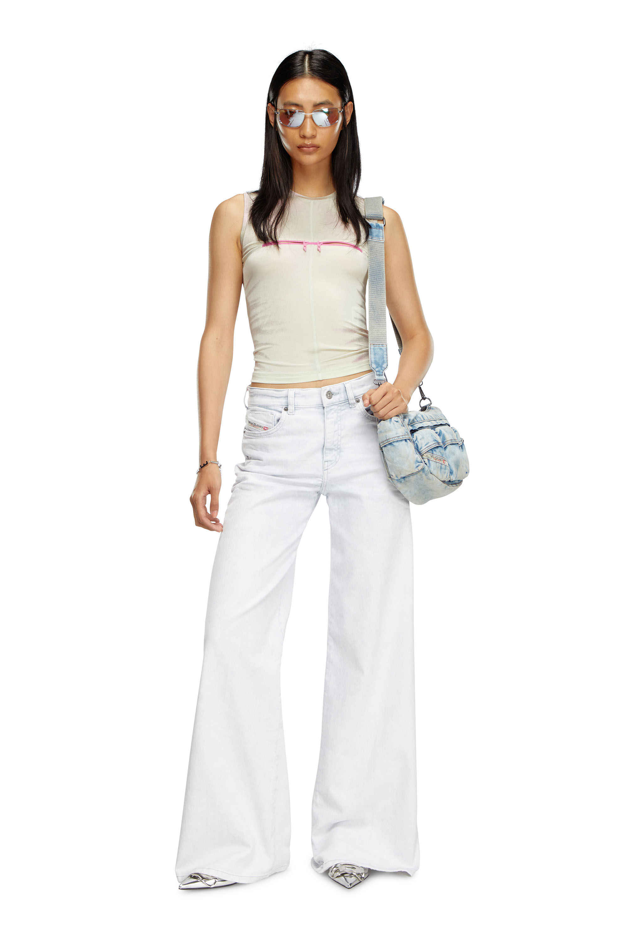 Diesel - Female Bootcut and Flare Jeans 1978 D-Akemi 0GRDL, Light Blue - Image 1